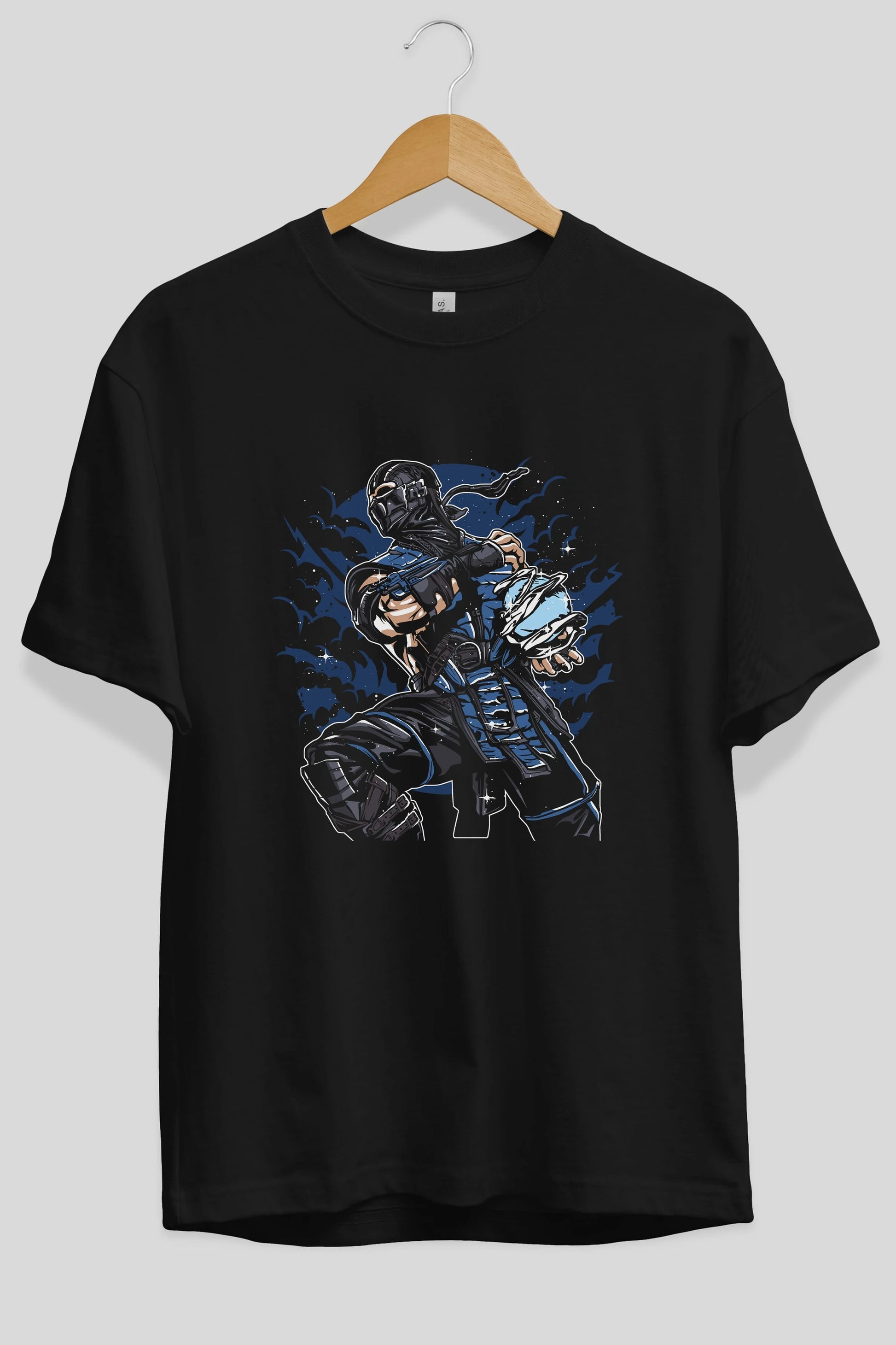Sub Zero Ön Baskılı Oversize t-shirt Erkek Kadın Unisex %100 Pamuk tişort