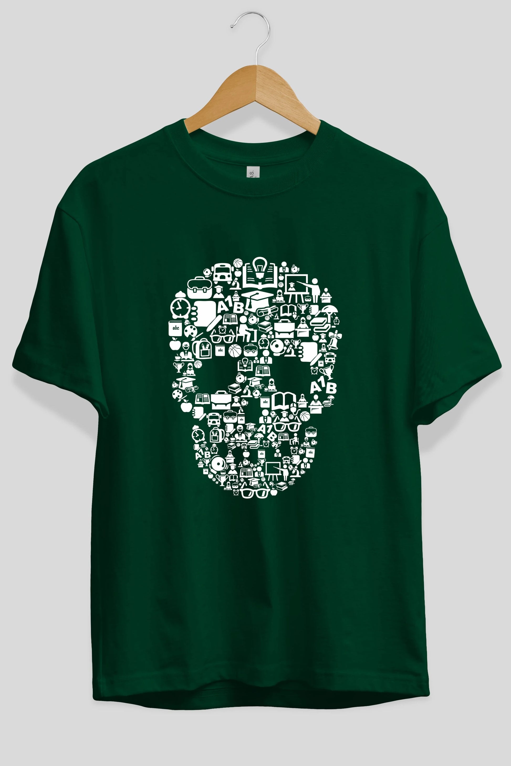 Dead  School Ön Baskılı Oversize t-shirt %100 pamuk Erkek Kadın Unisex