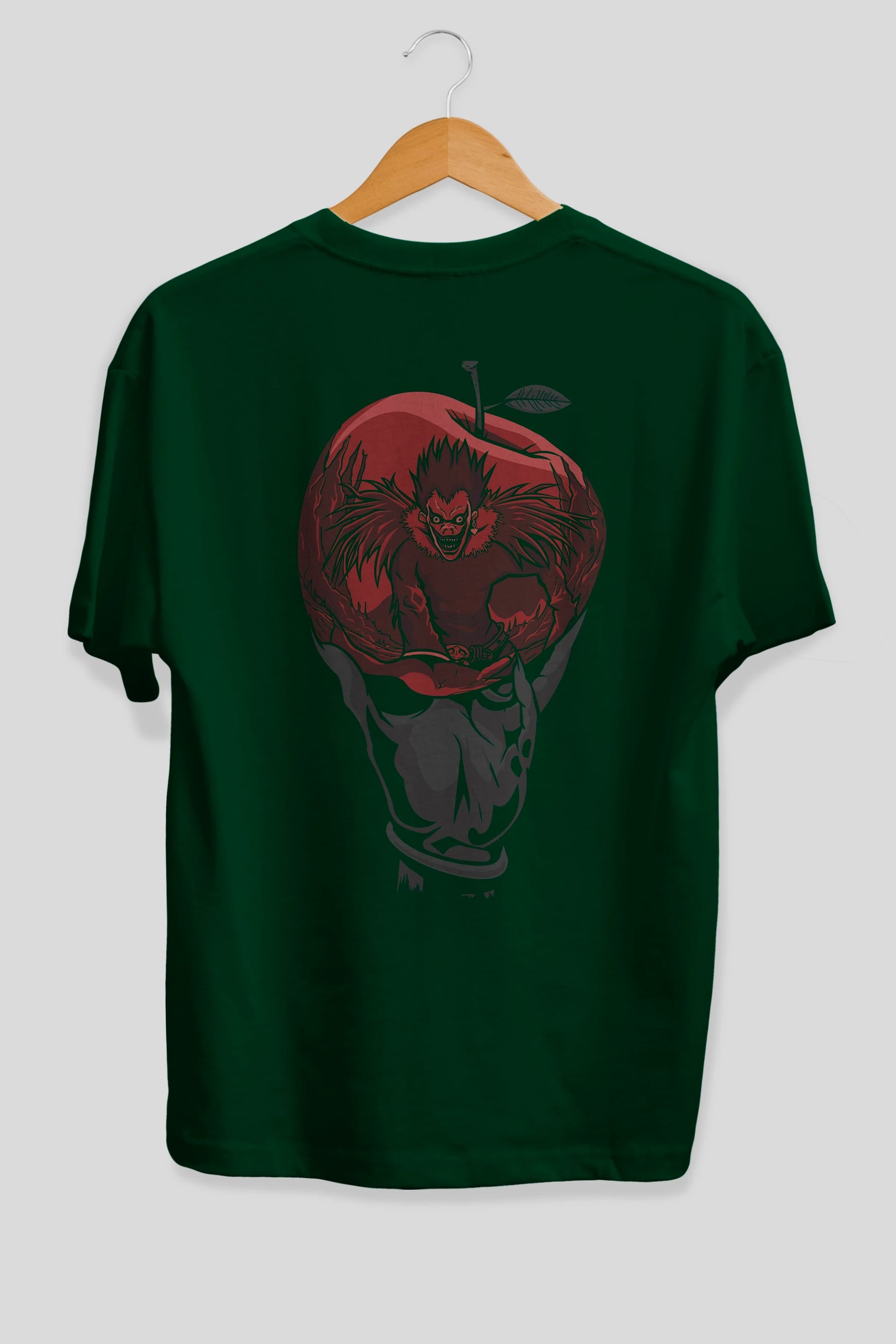 DEATH NOTE -RYUK Anime Arka Baskılı Oversize t-shirt Erkek Kadın Unisex