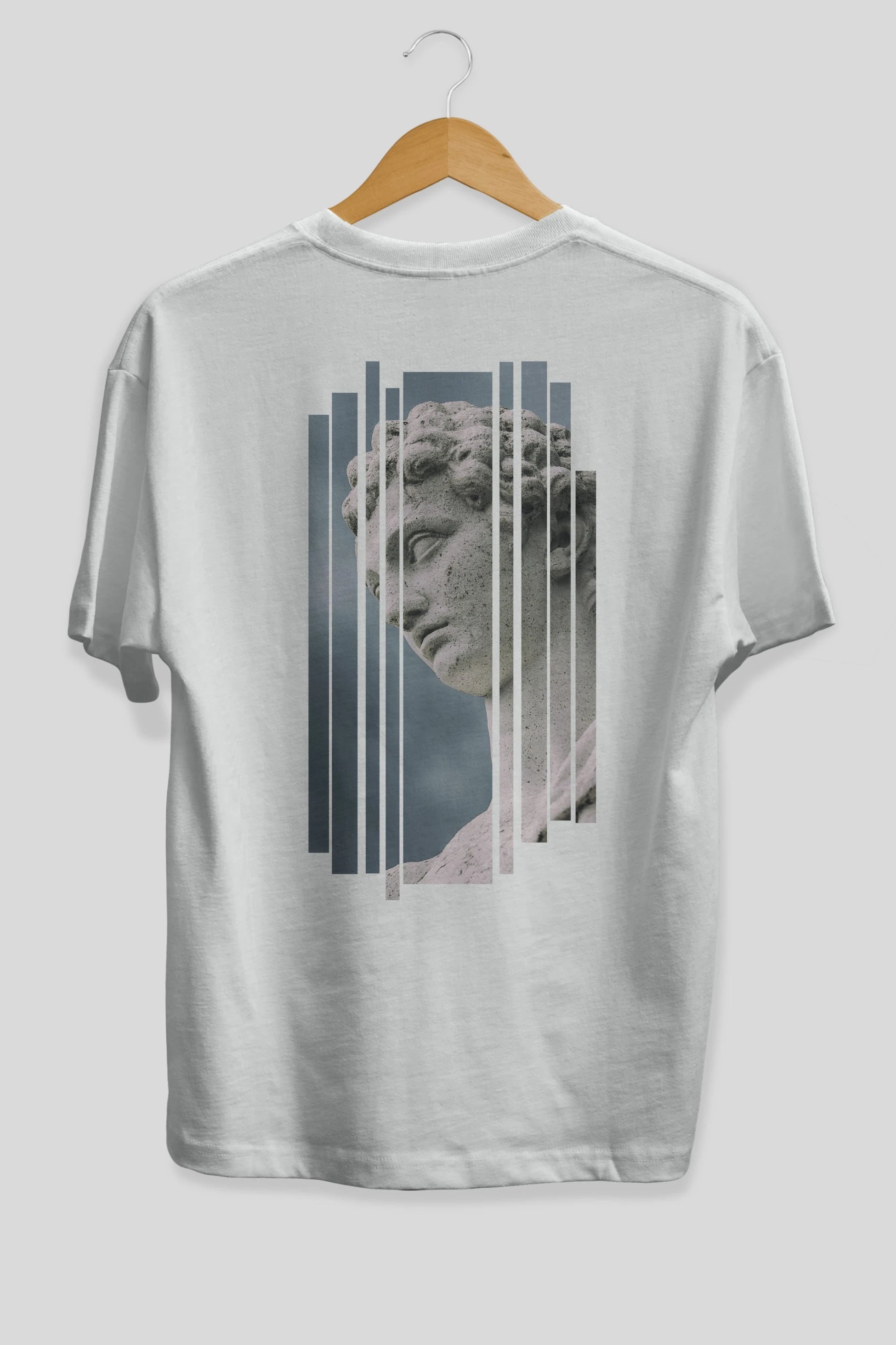 Aesthetic Sculpture Art Arka Baskılı Oversize t-shirt Erkek Kadın Unisex