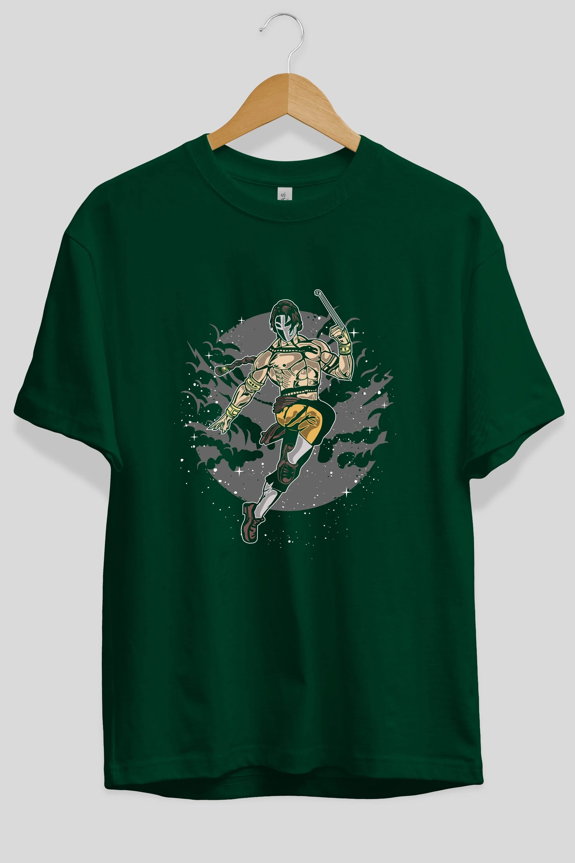 Vega Ön Baskılı Oversize t-shirt Erkek Kadın Unisex %100 Pamuk tişort