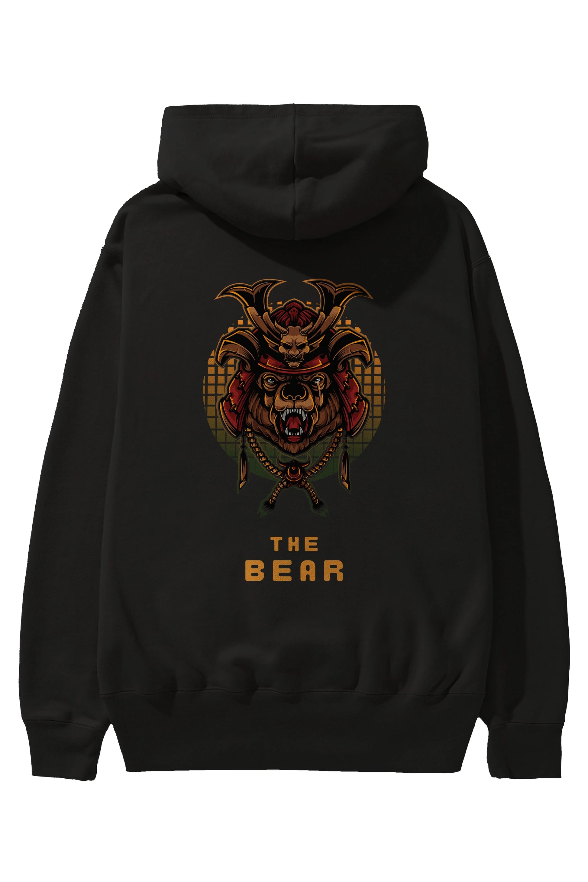 The Bear 2 Arka Baskılı Hoodie Oversize Kapüşonlu Sweatshirt Erkek Kadın Unisex