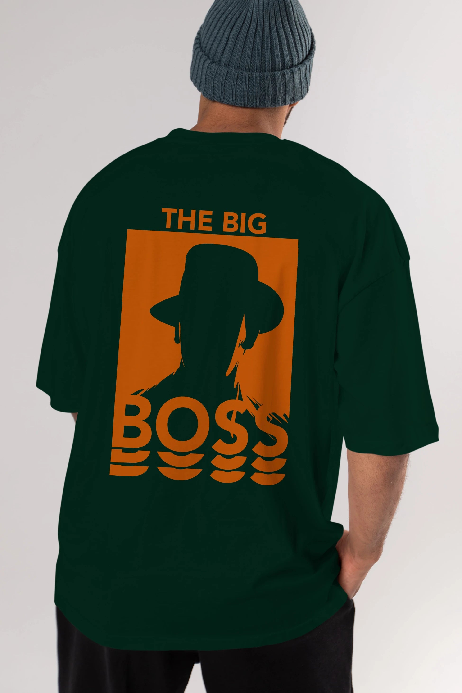 The Big Boss Arka Baskılı Oversize t-shirt Erkek Kadın Unisex