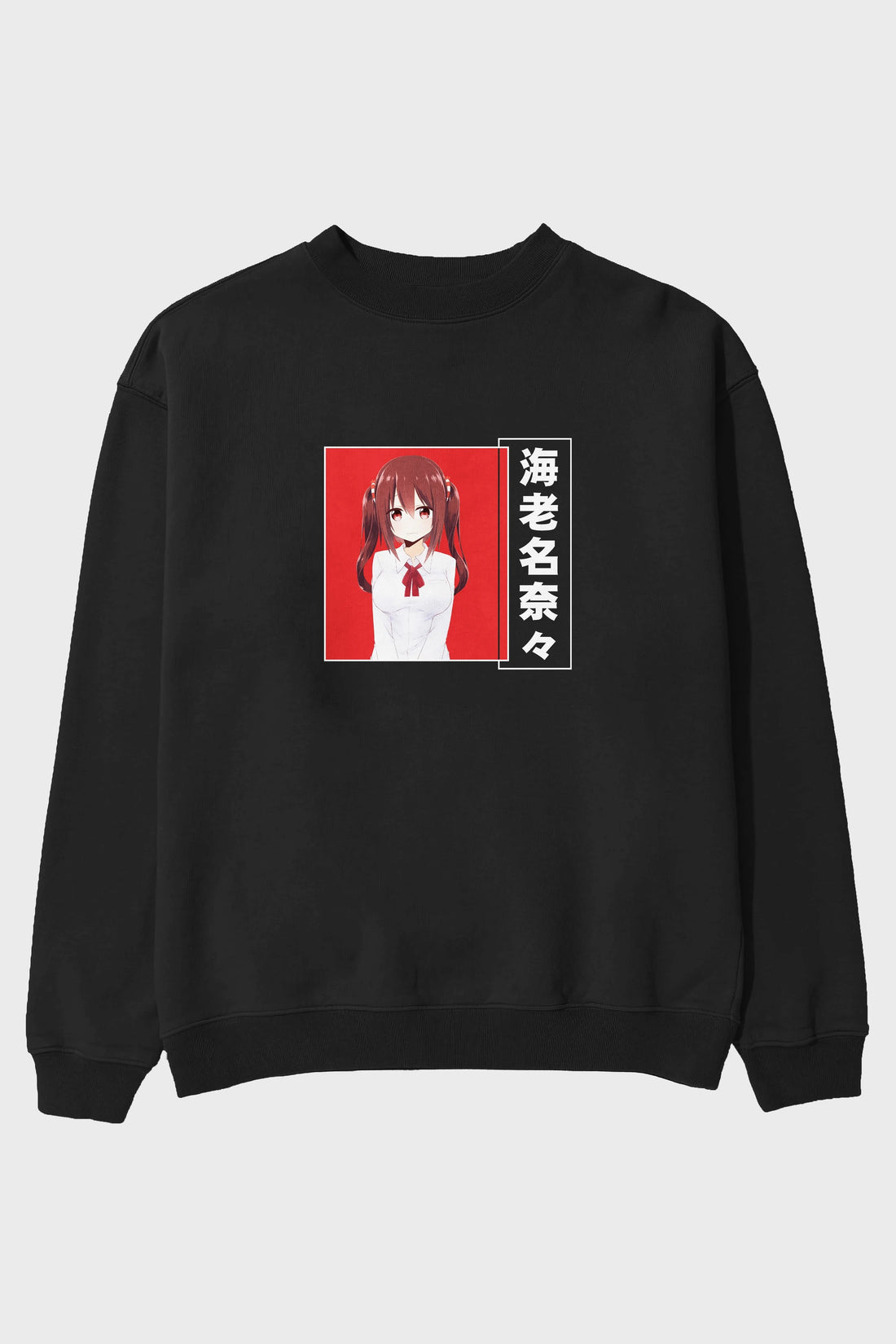 Nana Ebina 1 Anime Ön Baskılı Oversize Sweatshirt Erkek Kadın Unisex
