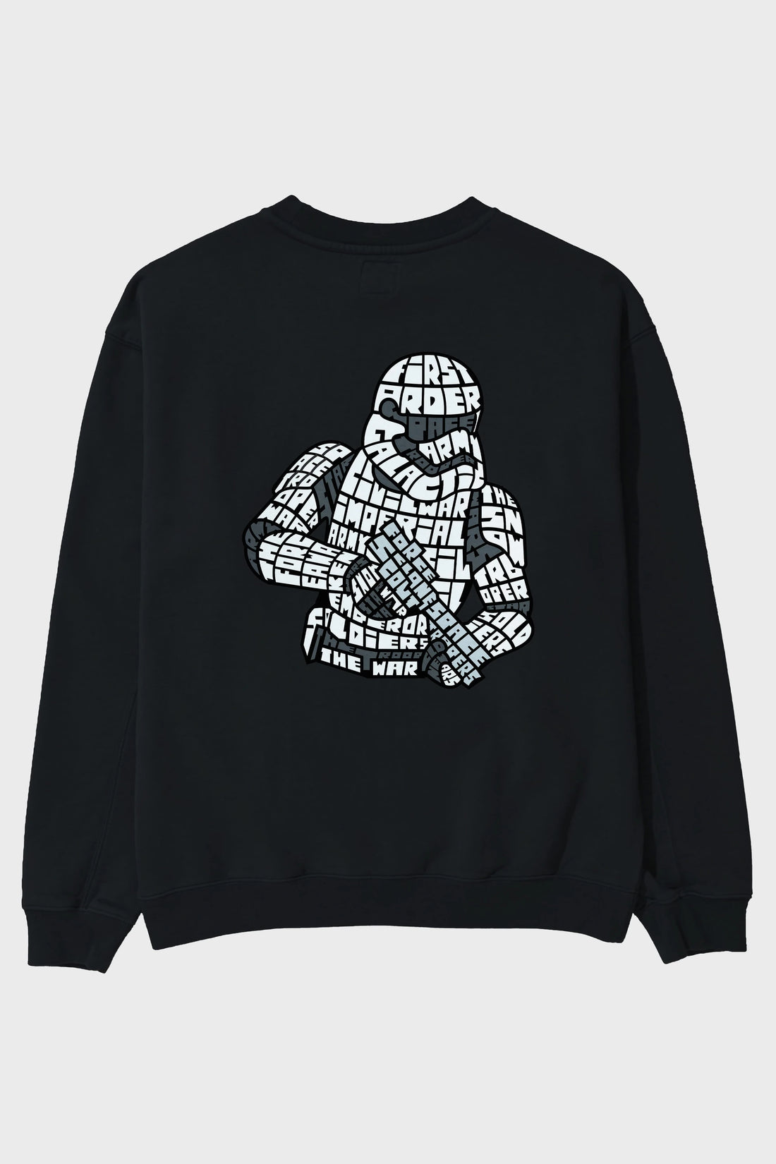 First Order Arka Baskılı Oversize Sweatshirt Erkek Kadın Unisex