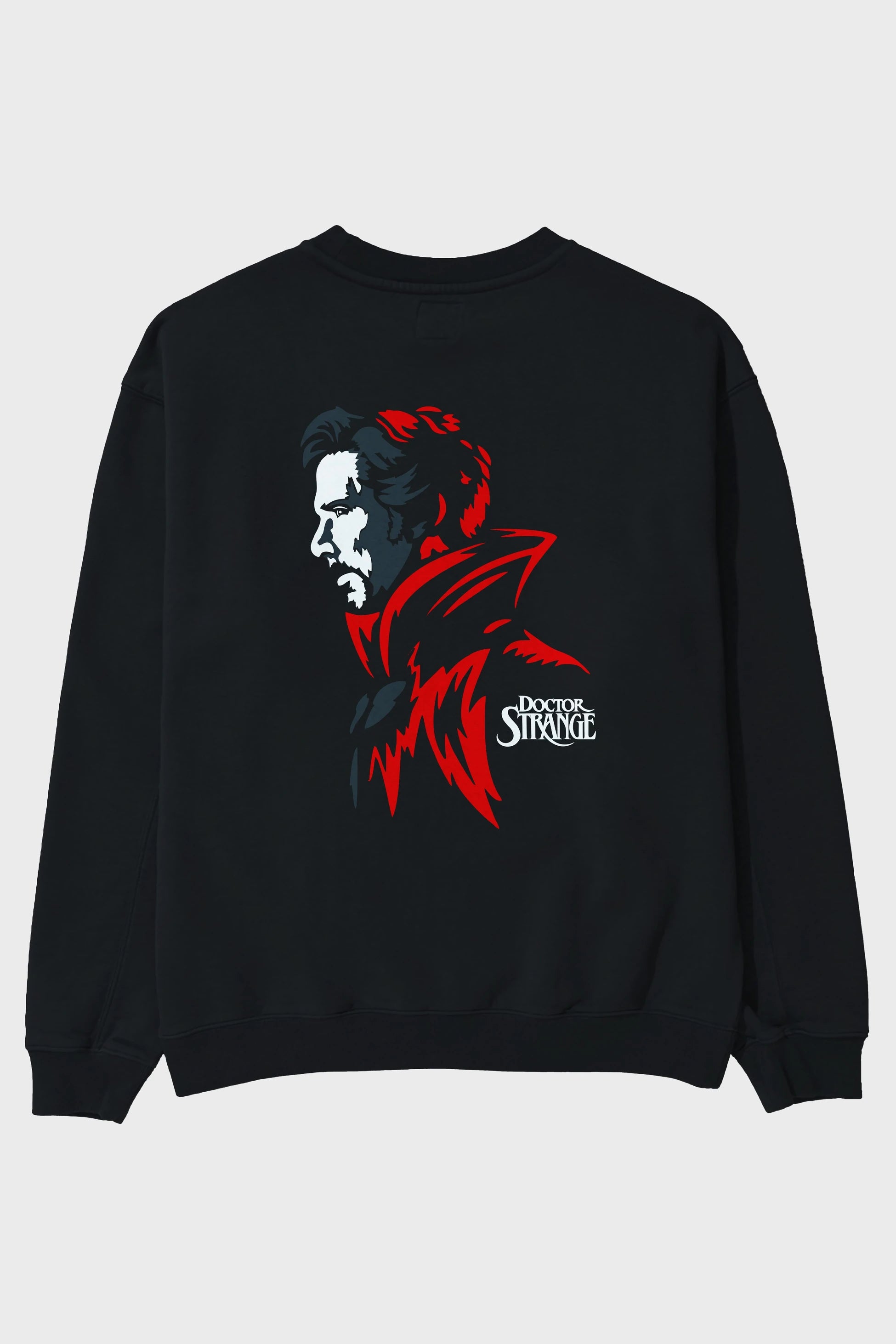 Doctor Strange (2) Arka Baskılı Oversize Sweatshirt Erkek Kadın Unisex