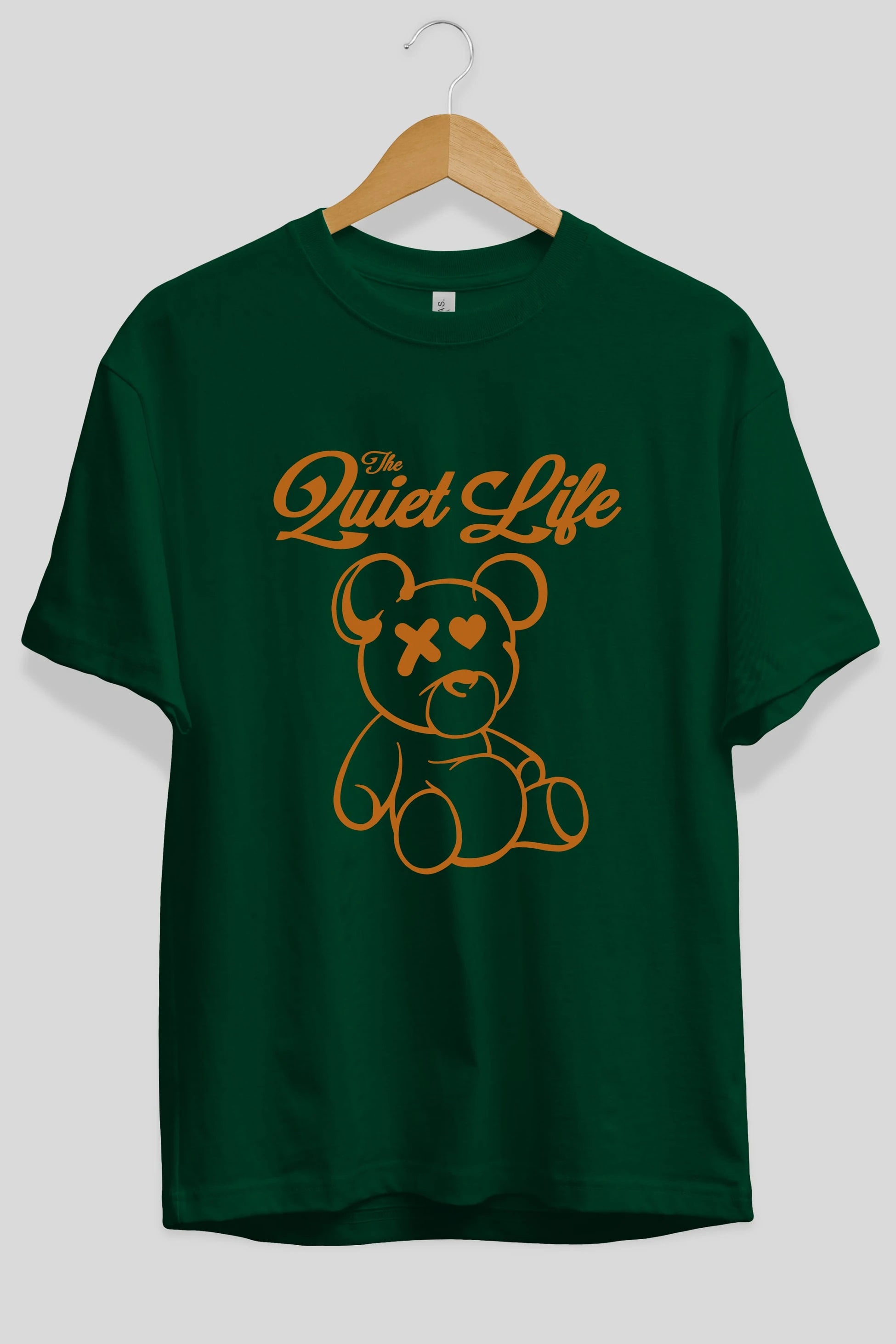 The Life Bear Ön Baskılı Oversize t-shirt Erkek Kadın Unisex