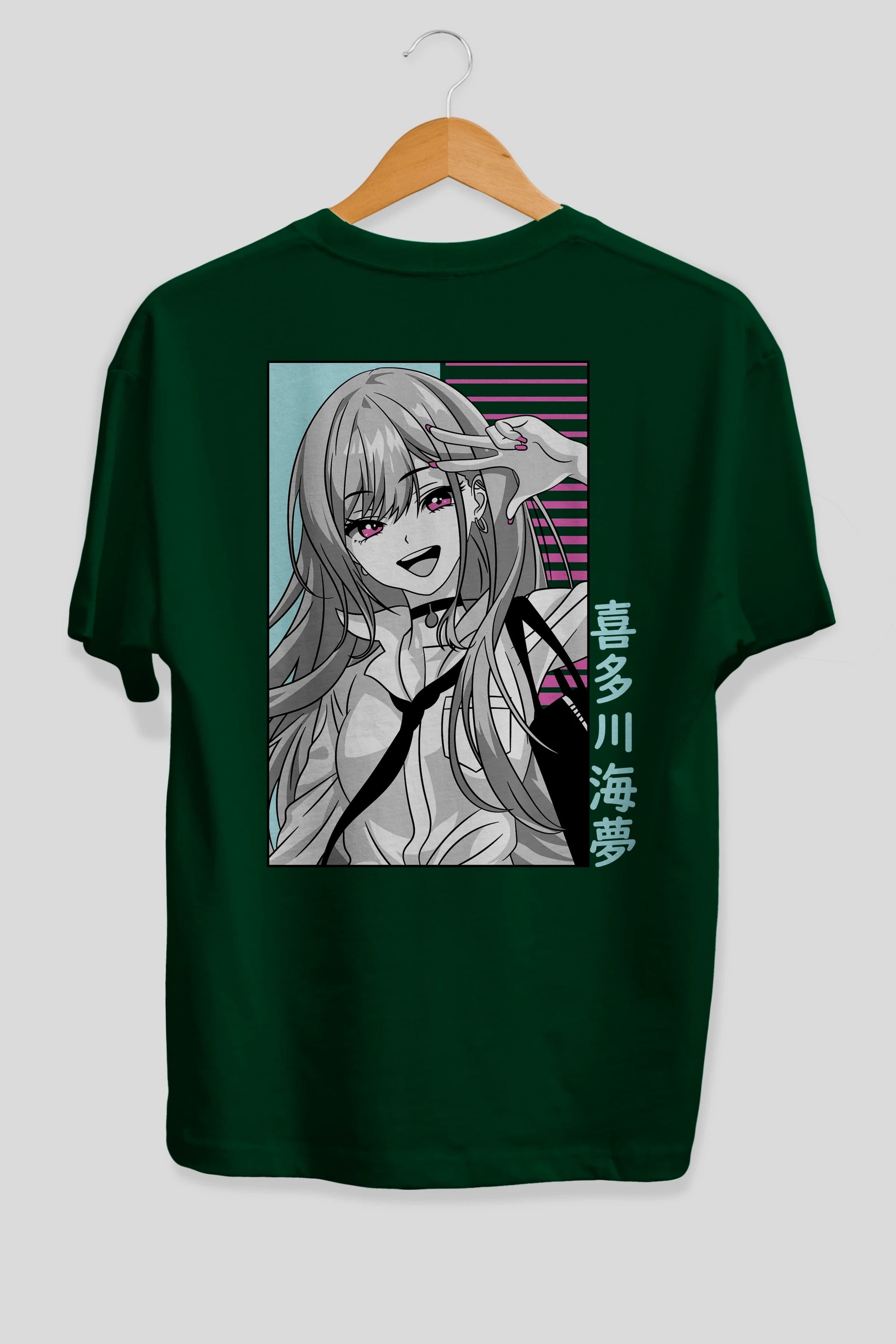 Marin Kitagawa 1 Anime Arka Baskılı Oversize t-shirt Erkek Kadın Unisex