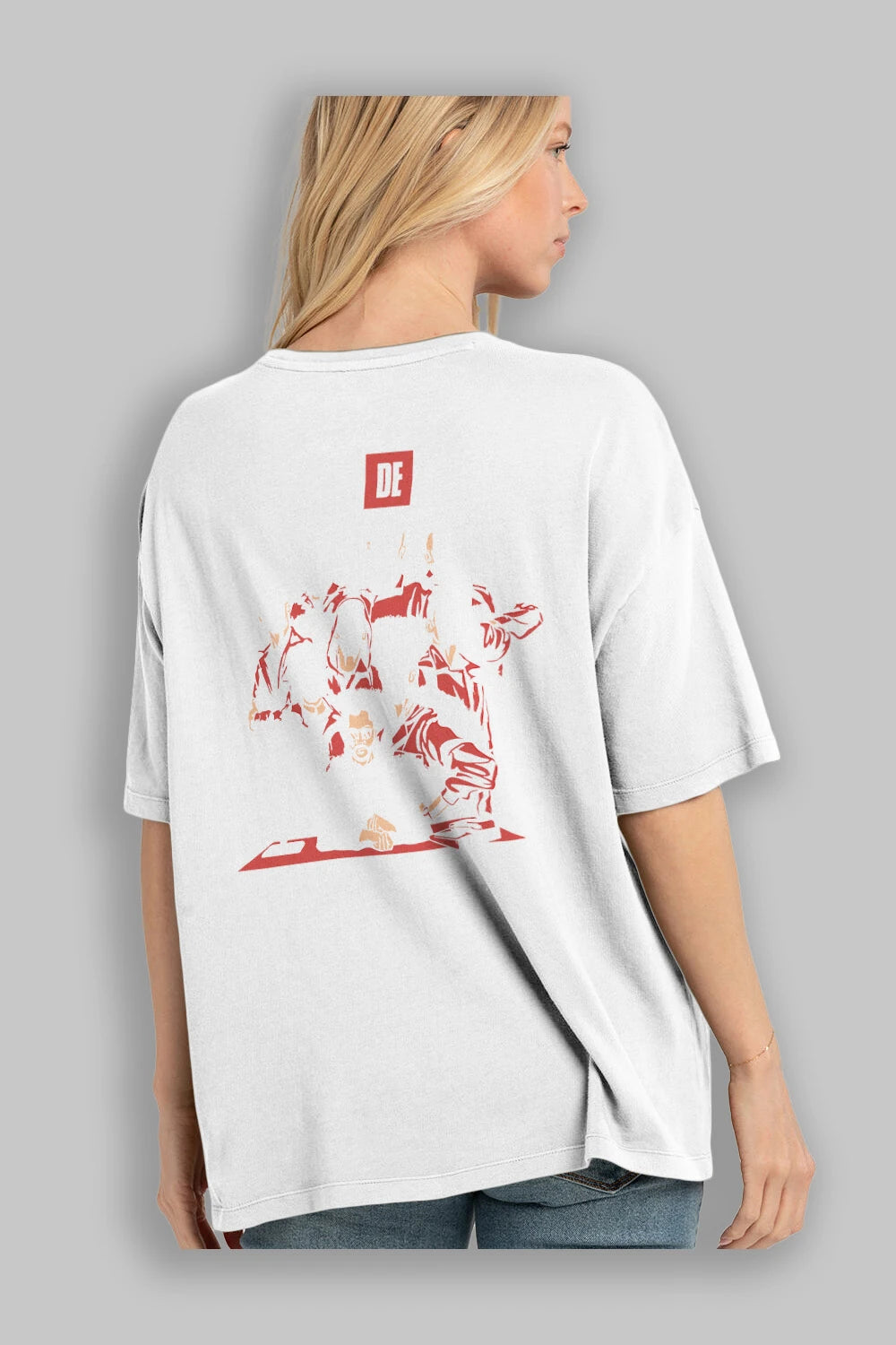 La Casa De Papel (5) Arka Baskılı Oversize t-shirt Erkek Kadın Unisex %100 Pamuk Bisiklet Yaka tişort