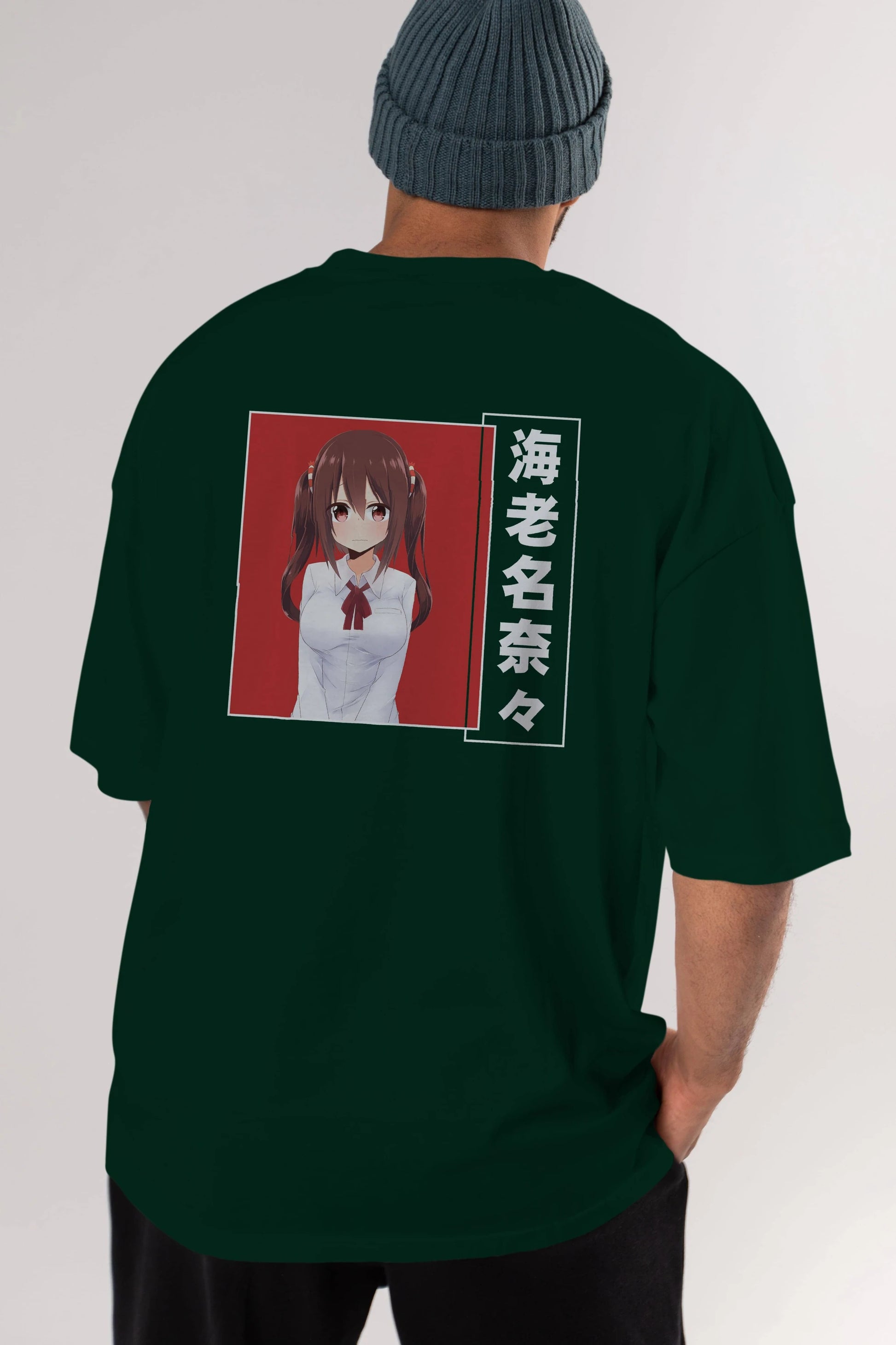 Nana Ebina 1 Anime Arka Baskılı Oversize t-shirt Erkek Kadın Unisex