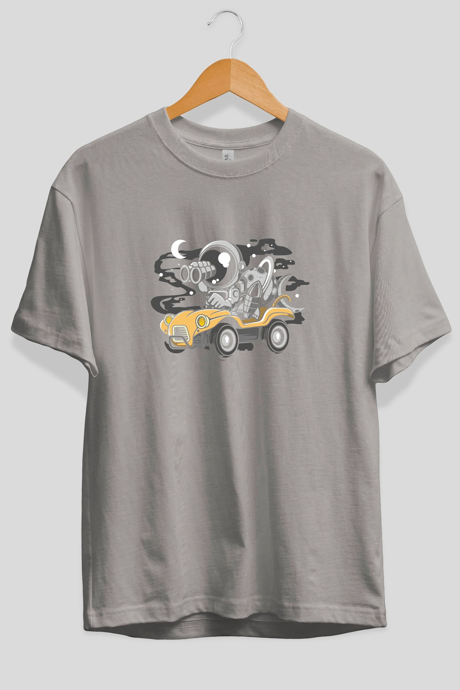 Astronaut Adventure Ön Baskılı Oversize t-shirt Erkek Kadın Unisex