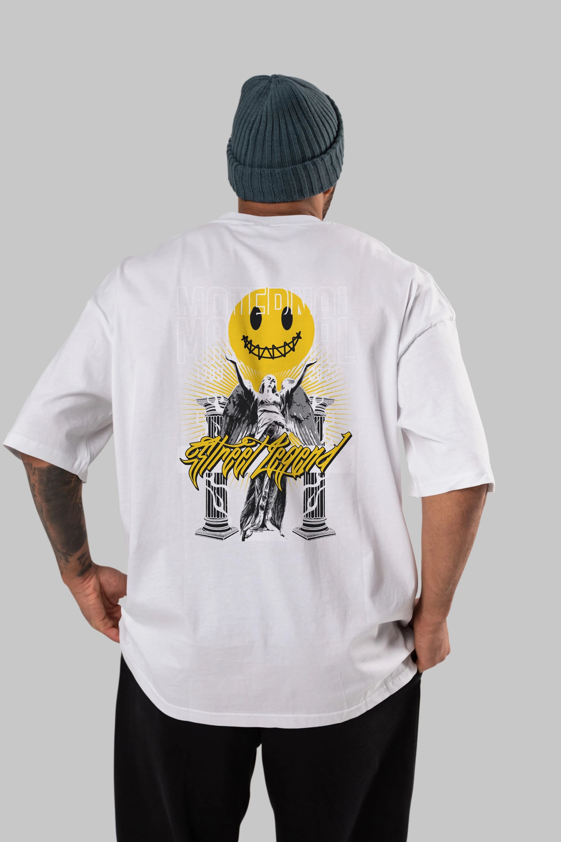 Maternal Street Legend Arka Baskılı Oversize t-shirt Erkek Kadın Unisex
