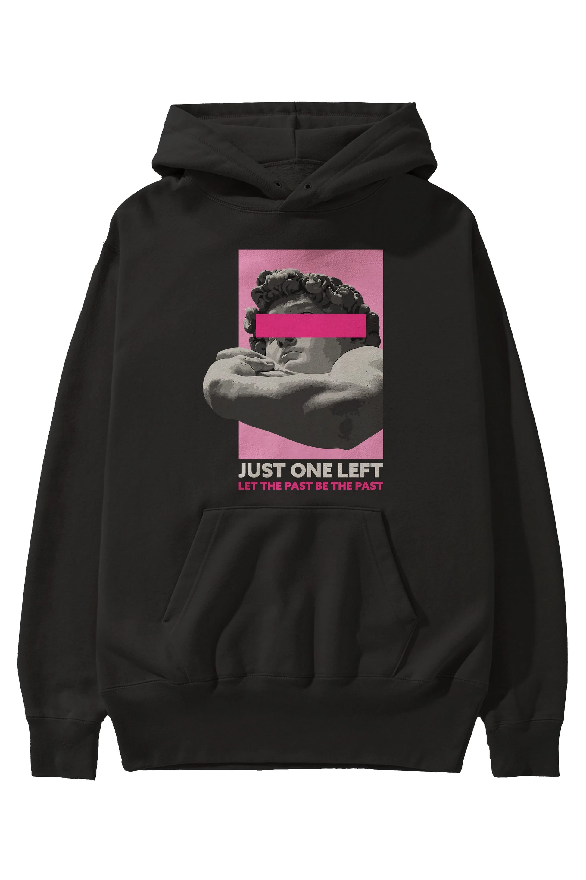 Just One Left Ön Baskılı Hoodie Oversize Kapüşonlu Sweatshirt Erkek Kadın Unisex
