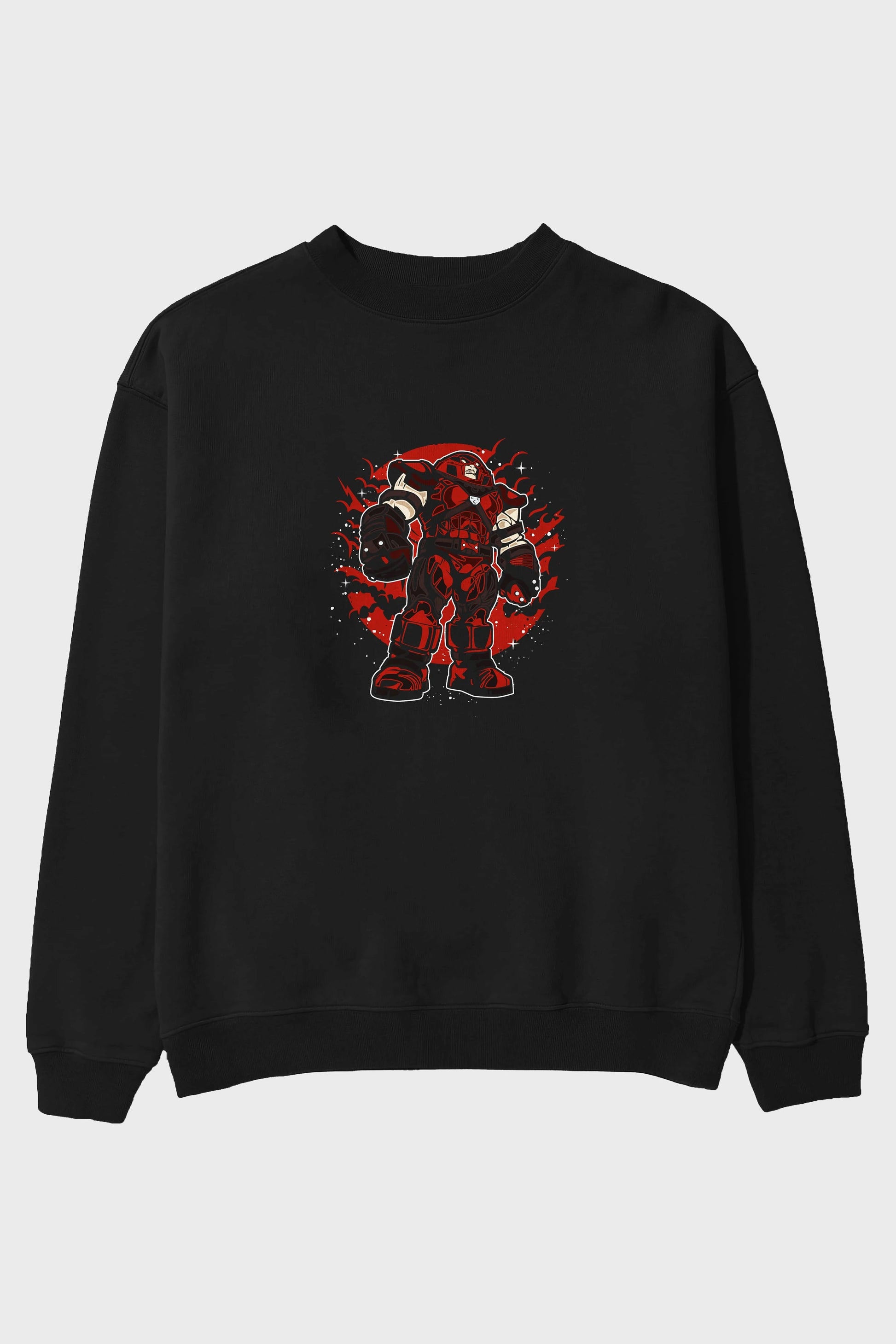 JUGERNAUT Ön Baskılı Oversize Sweatshirt Erkek Kadın Unisex