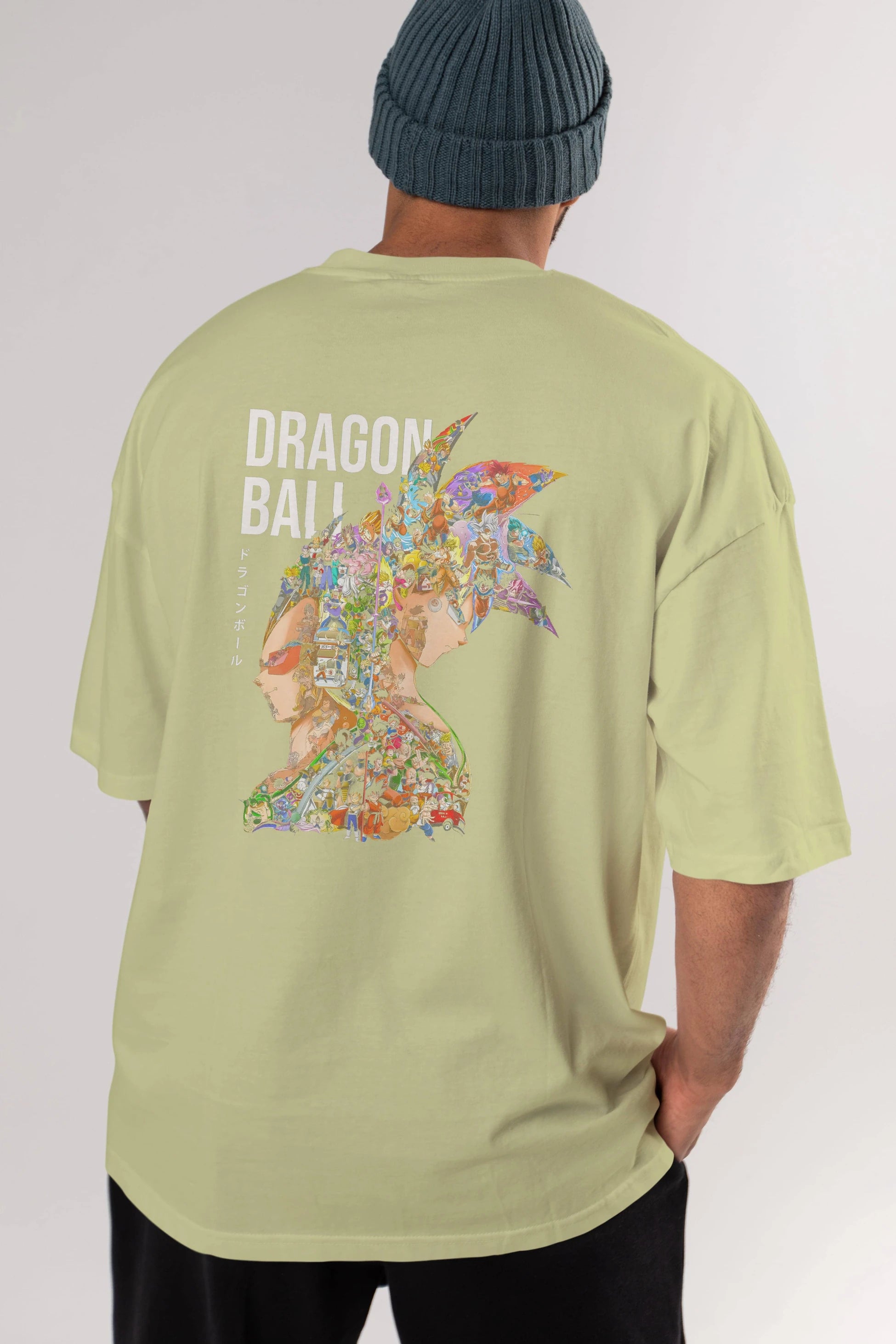 DRAGON BALL ART (5) Anime Arka Baskılı Oversize t-shirt Erkek Kadın Unisex