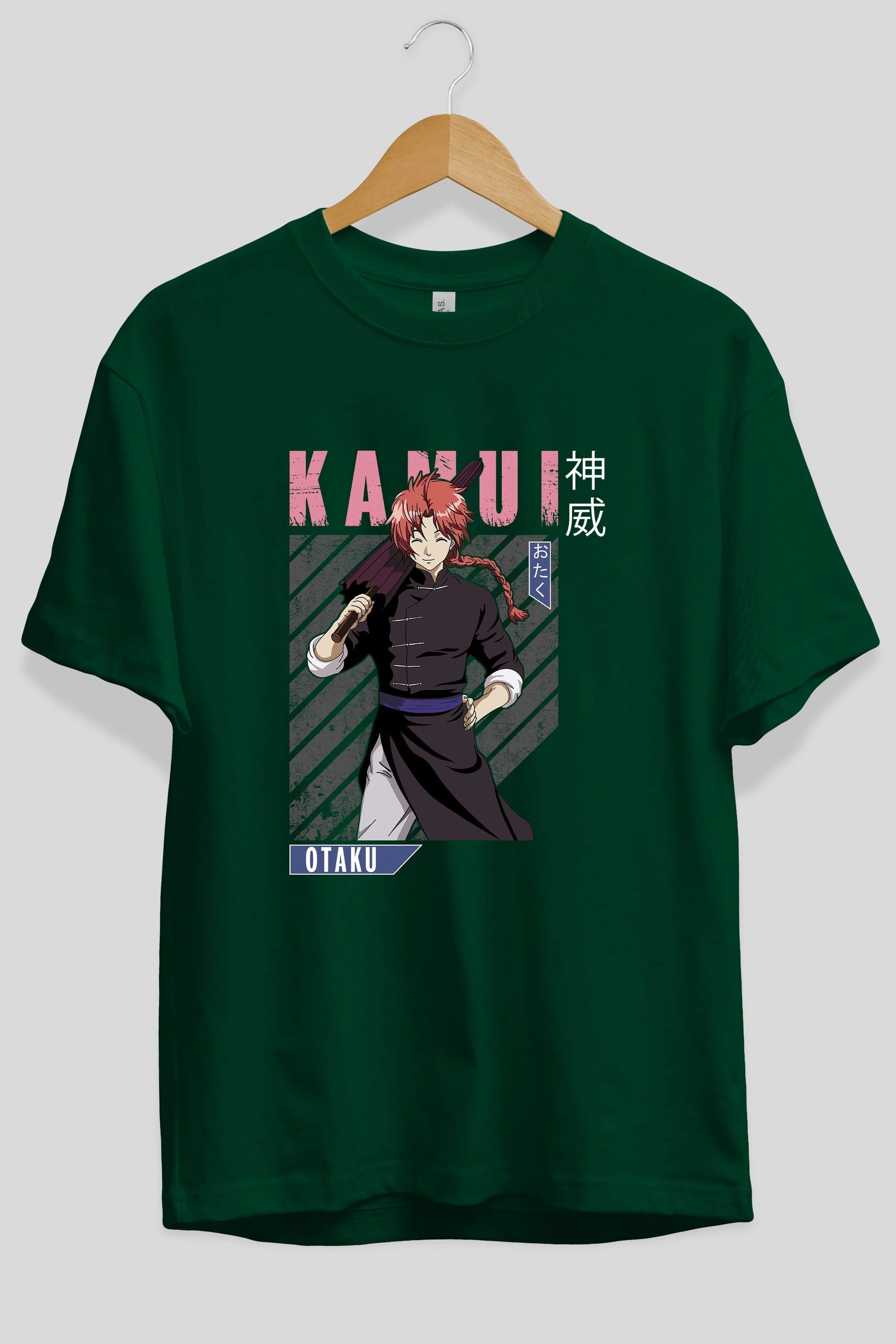 Kamui GINTAMA 1 Anime Ön Baskılı Oversize t-shirt %100 pamuk Erkek Kadın Unisex