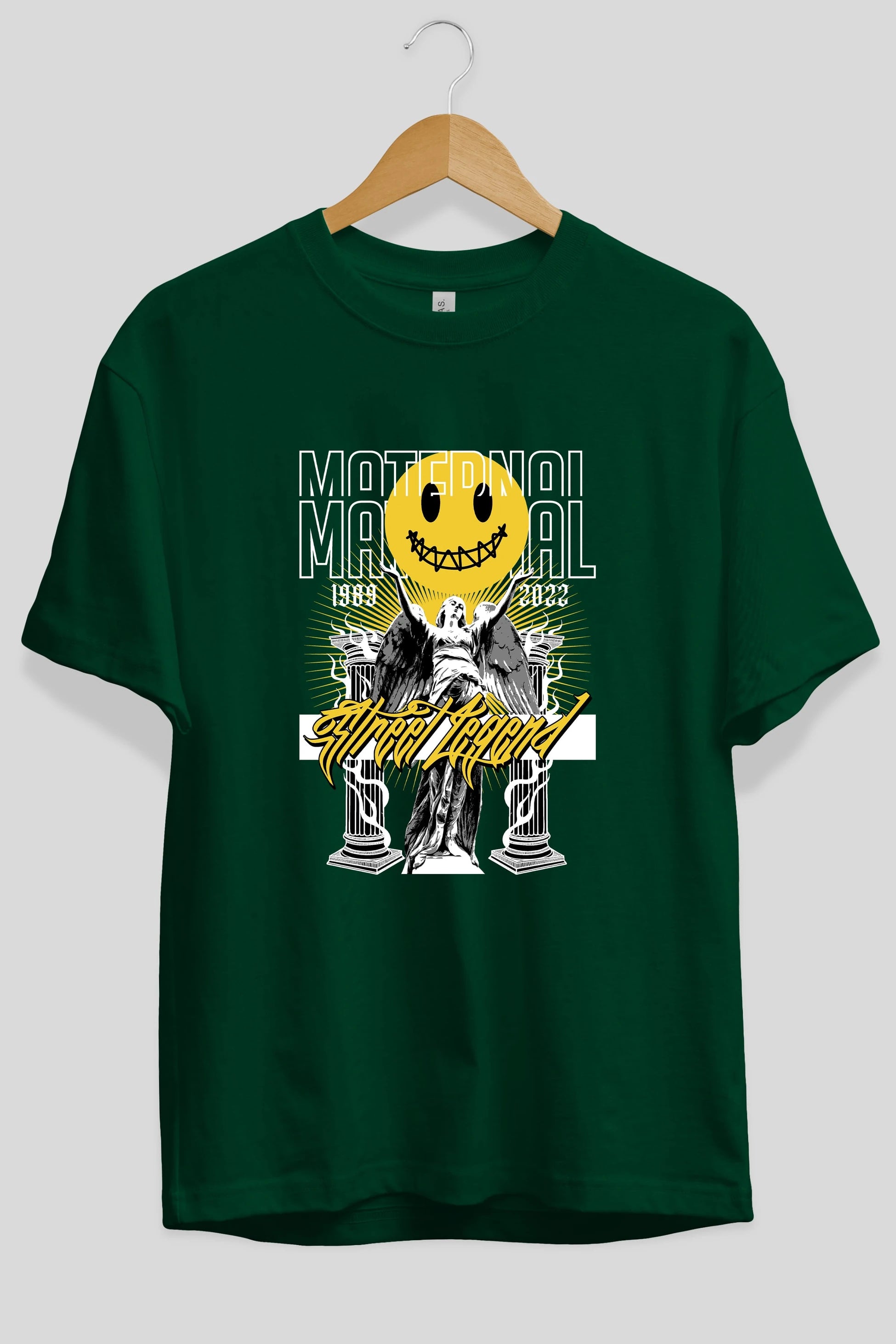 Maternal Street Legend Ön Baskılı Oversize t-shirt Erkek Kadın Unisex