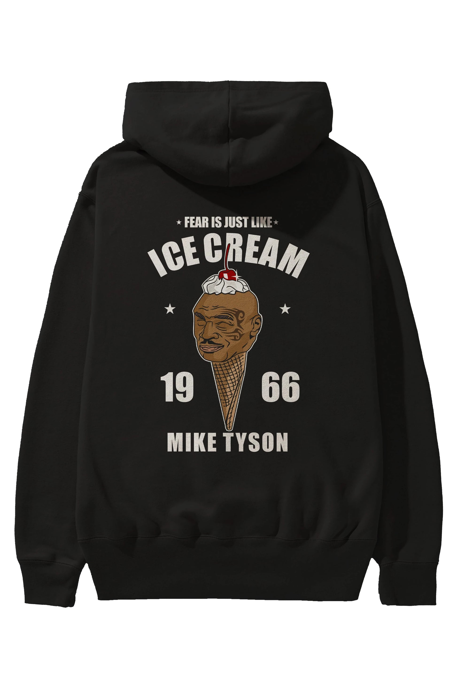 Tyson Ice Cream Arka Baskılı Hoodie Oversize Kapüşonlu Sweatshirt Erkek Kadın Unisex