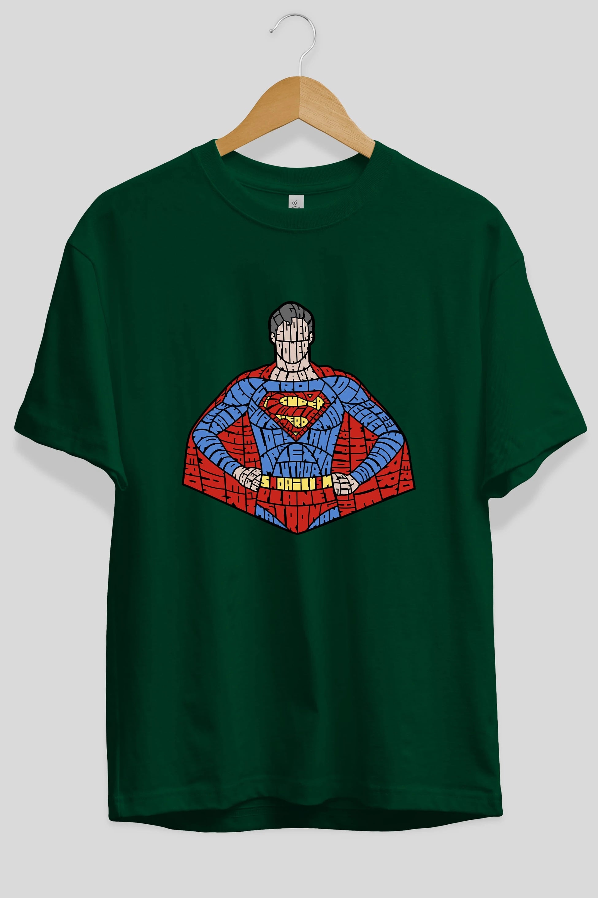 Kryptonian Ön Baskılı Oversize t-shirt %100 pamuk Erkek Kadın Unisex