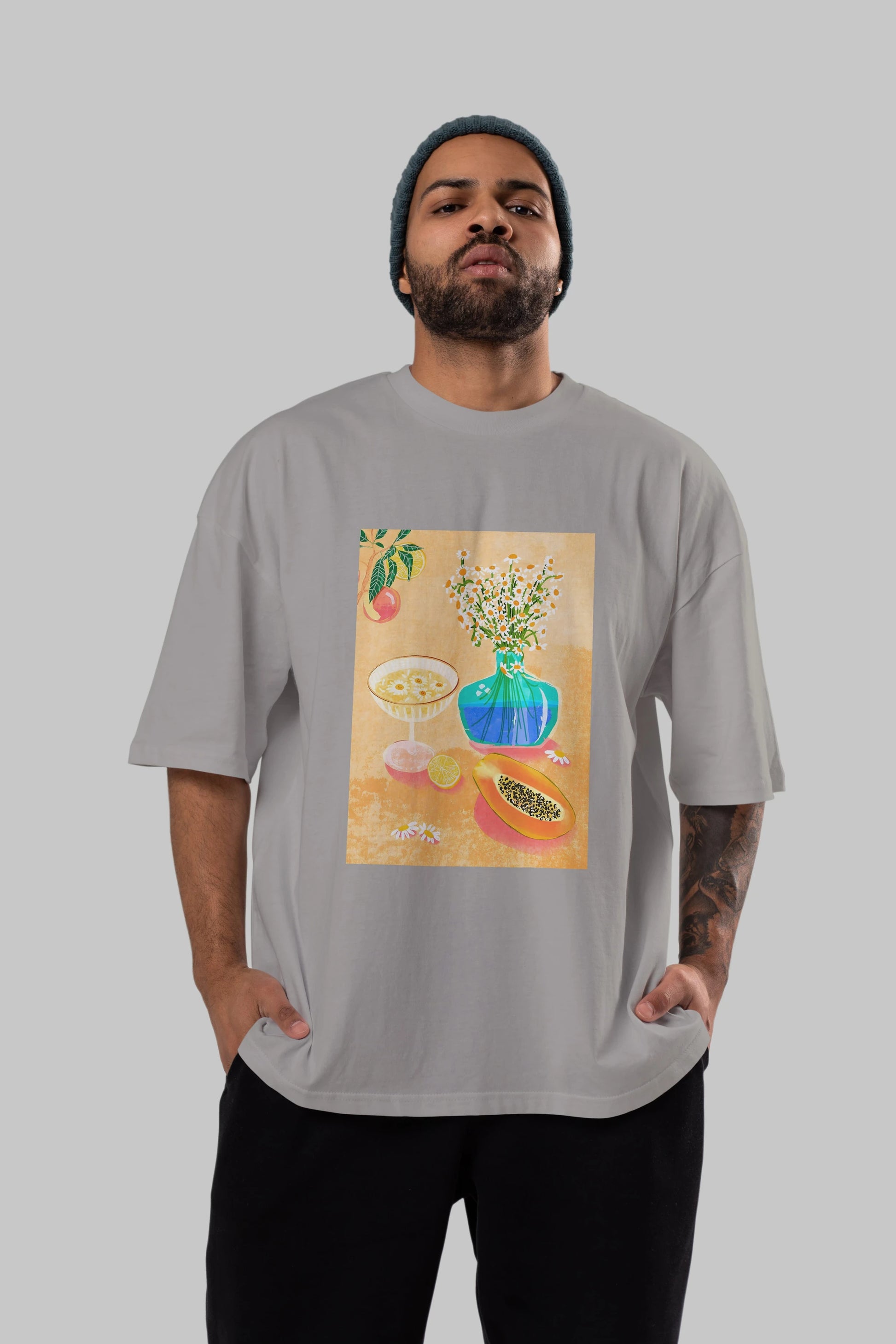 Cheers 2 Ön Baskılı Oversize t-shirt Erkek Kadın Unisex %100 Pamuk Bisiklet Yaka tişort