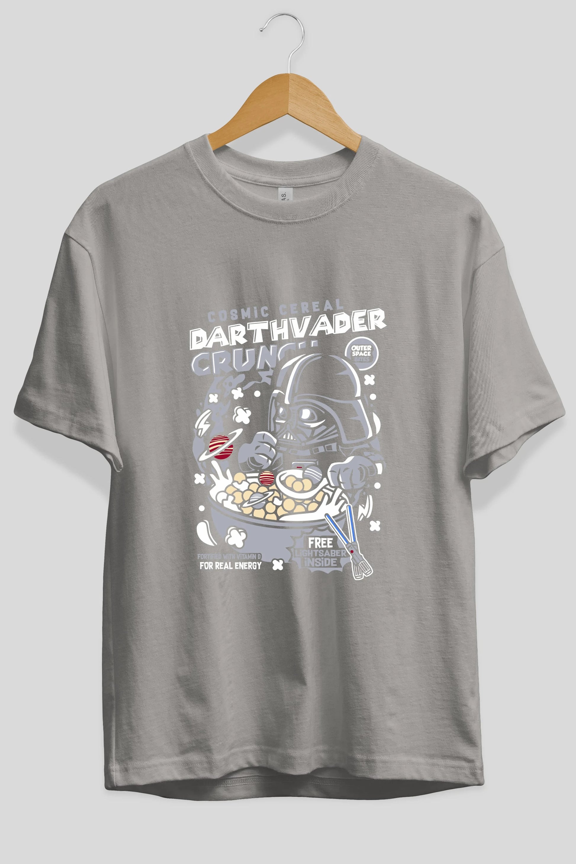 Darth Vader (2) Ön Baskılı Oversize t-shirt Erkek Kadın Unisex %100 Pamuk Bisiklet Yaka tişort