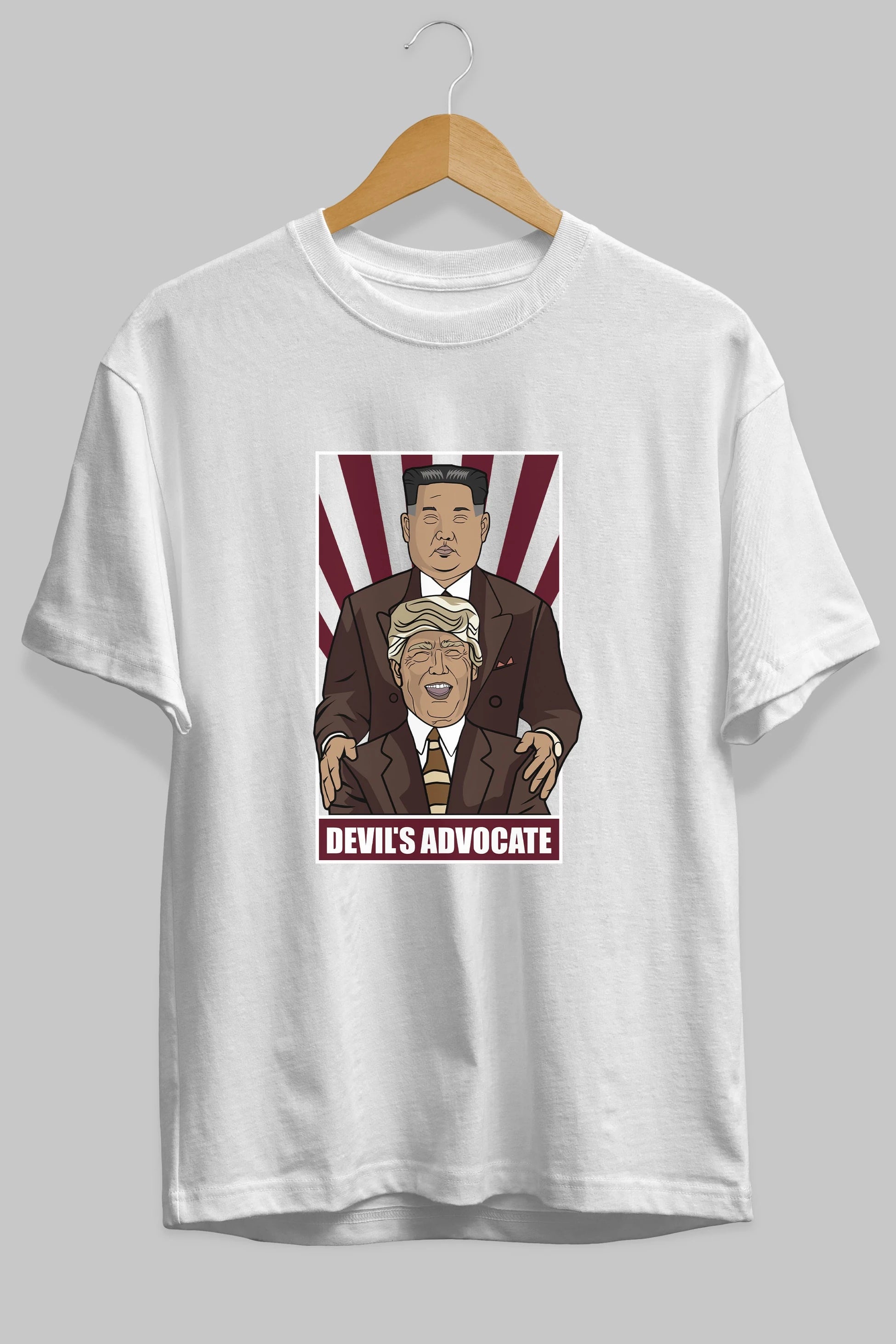 Devil_s Advocate Ön Baskılı Oversize t-shirt Erkek Kadın Unisex %100 Pamuk tişort