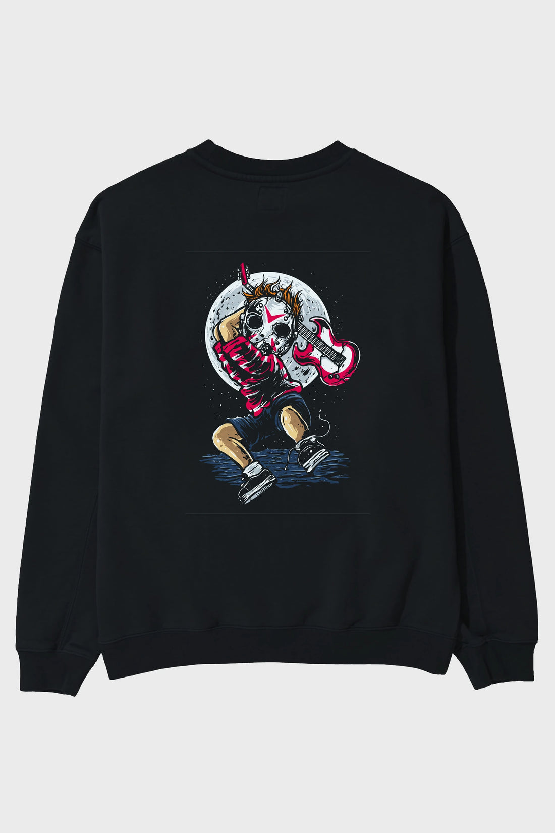 Break The Noise Arka Baskılı Oversize Sweatshirt Erkek Kadın Unisex