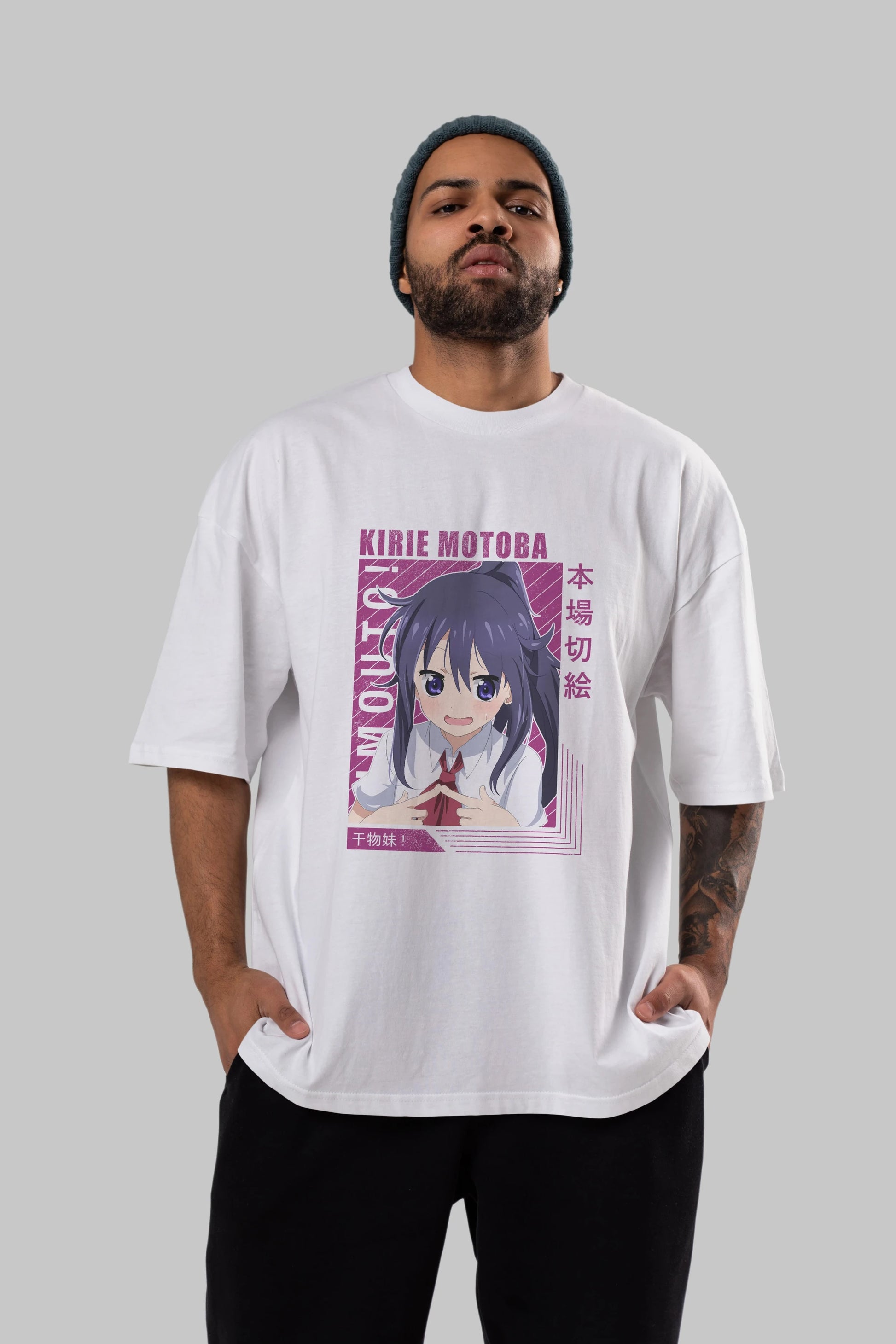 Kirie Motoba 4 Anime Ön Baskılı Oversize t-shirt %100 pamuk Erkek Kadın Unisex