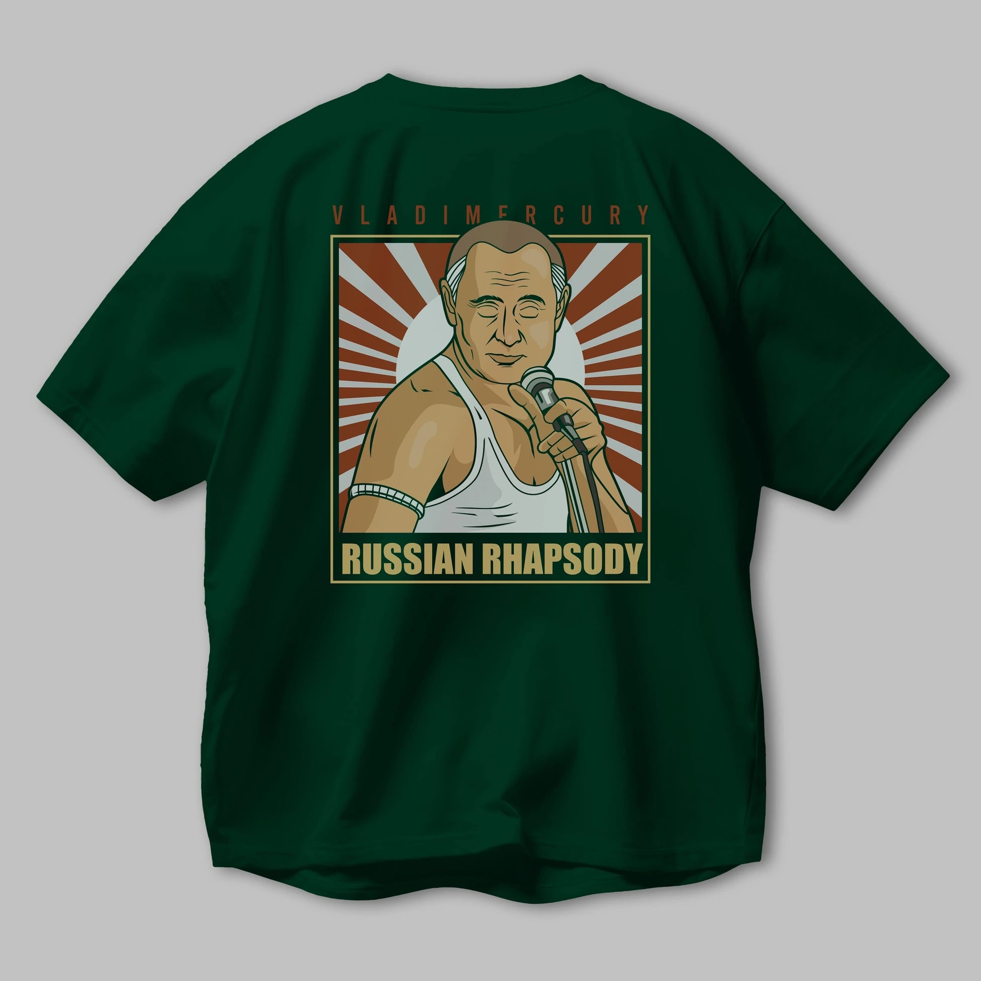 Freddy Puttin Arka Baskılı Oversize t-shirt Erkek Kadın Unisex %100 Pamuk tişort