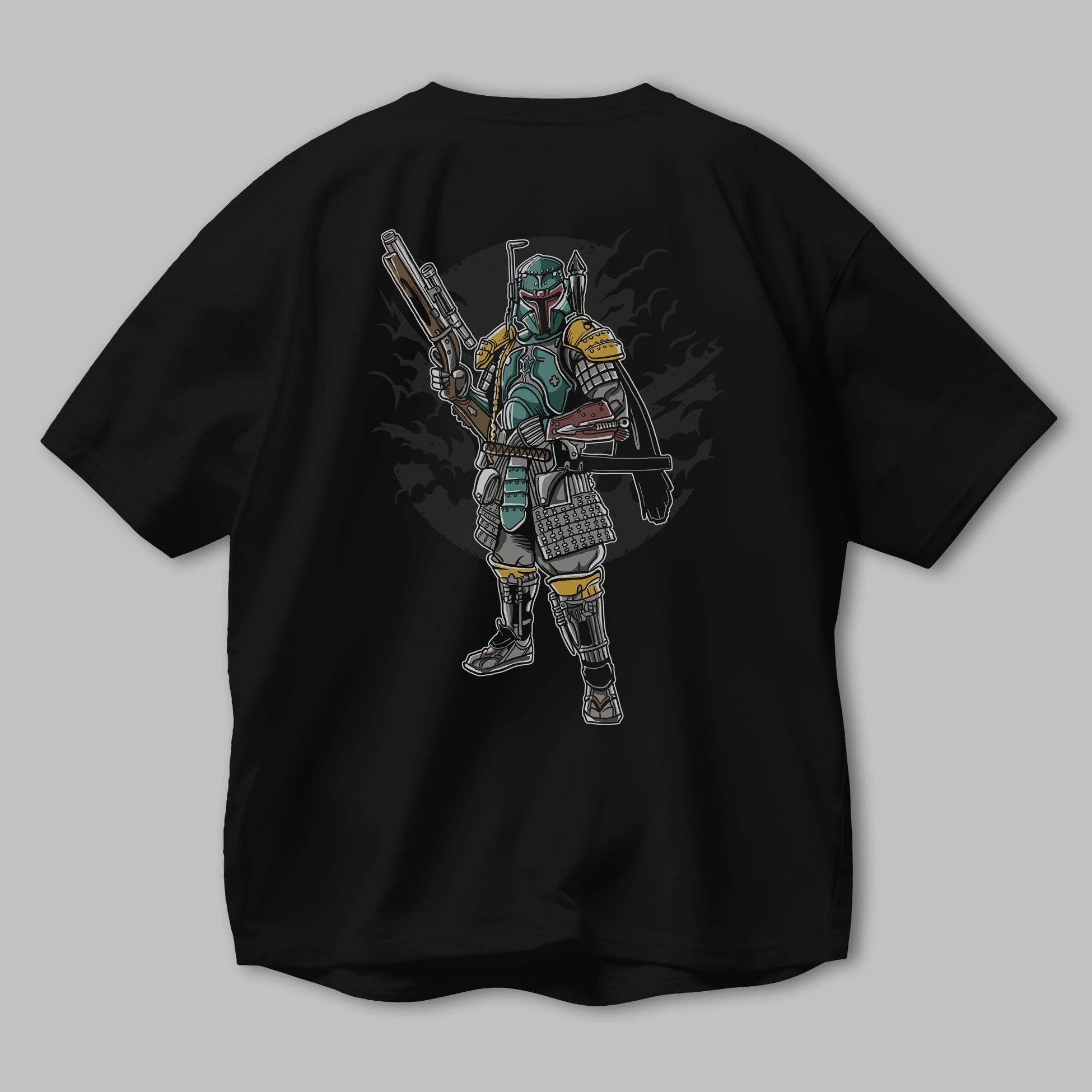 Ronin Hunter Arka Baskılı Oversize t-shirt Erkek Kadın Unisex %100 Pamuk