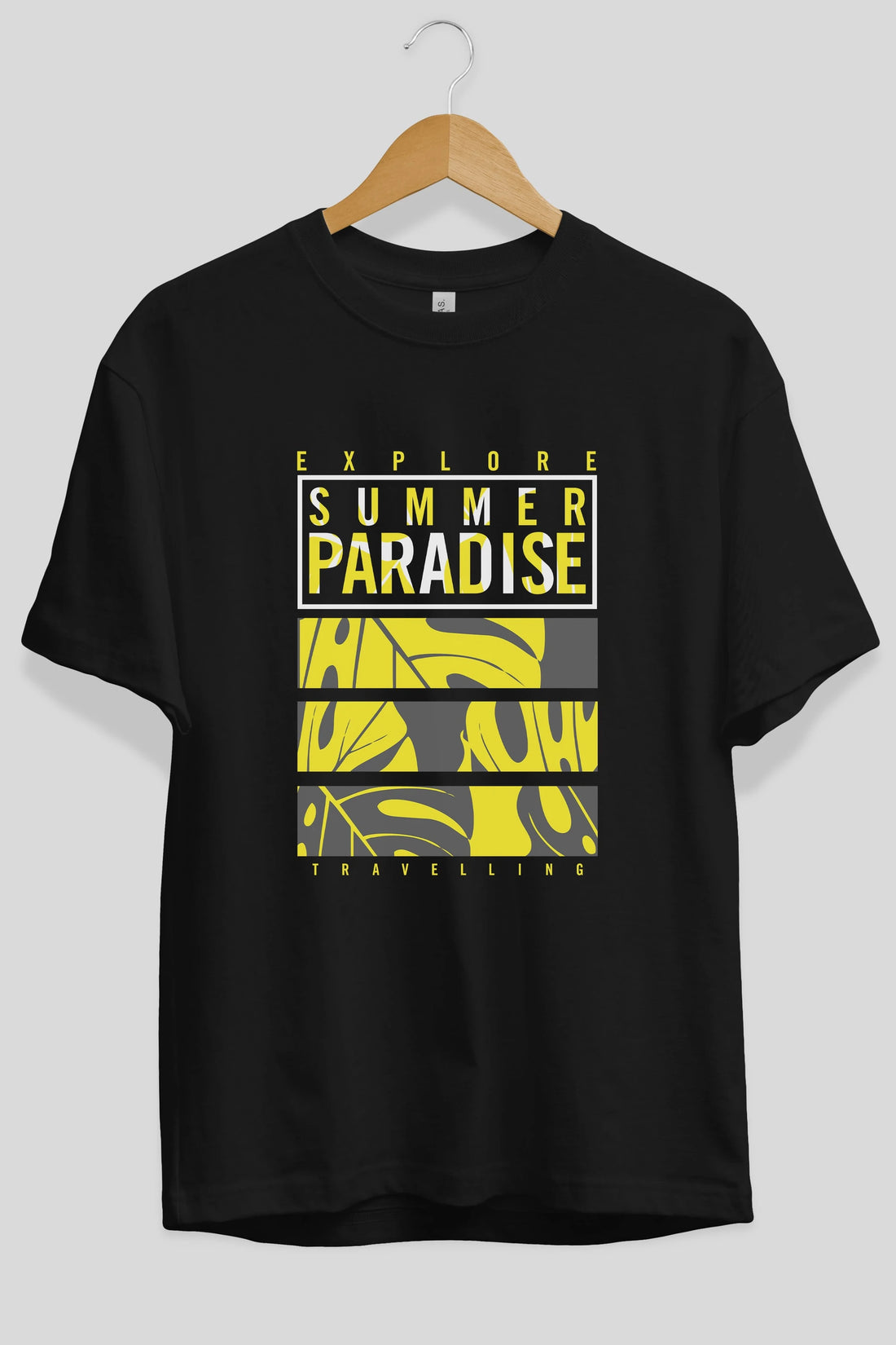 Summer Paradise Ön Baskılı Oversize t-shirt Erkek Kadın Unisex