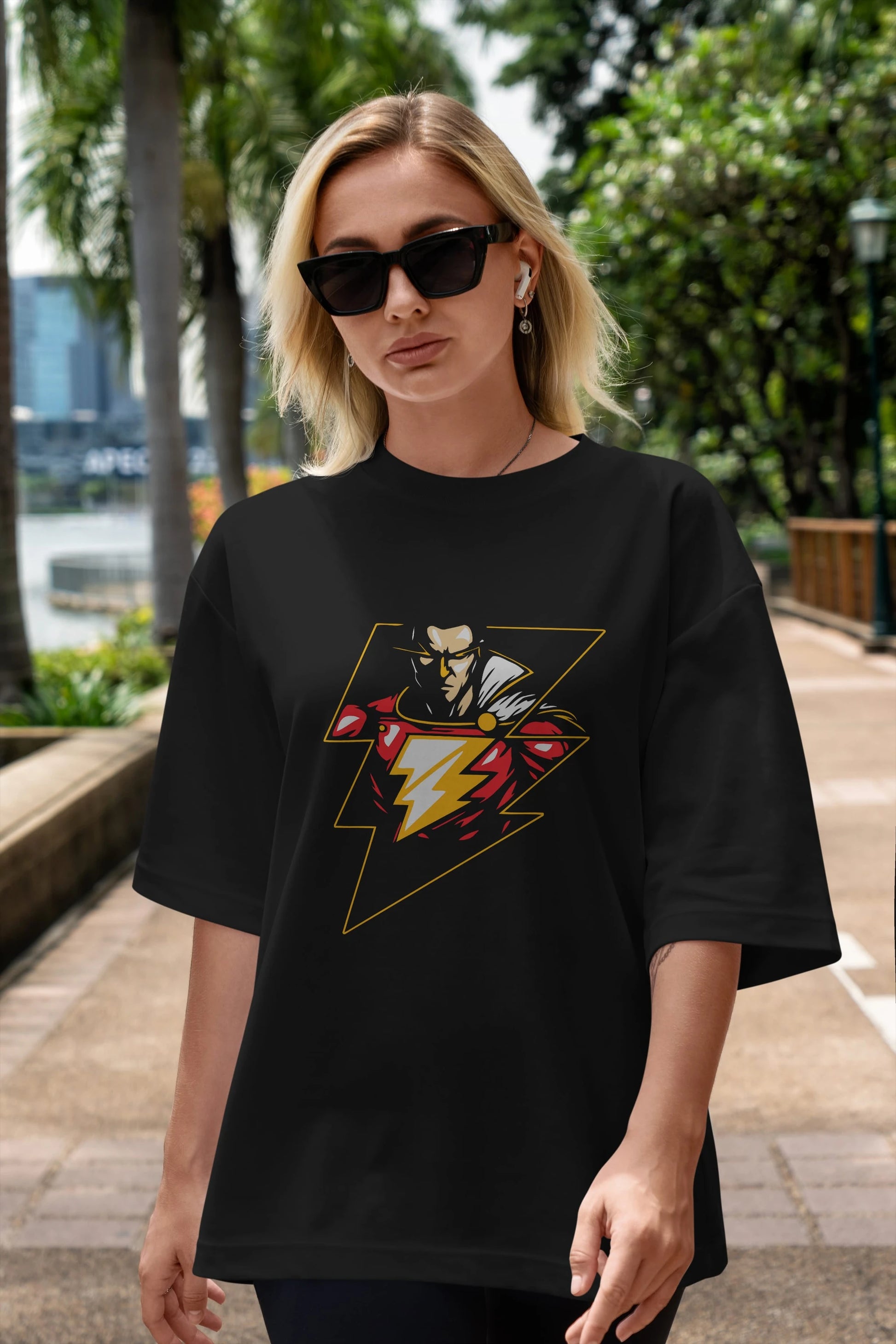 Flash Avengers (3) Ön Baskılı Oversize t-shirt Erkek Kadın Unisex %100 Pamuk Bisiklet Yaka tişort