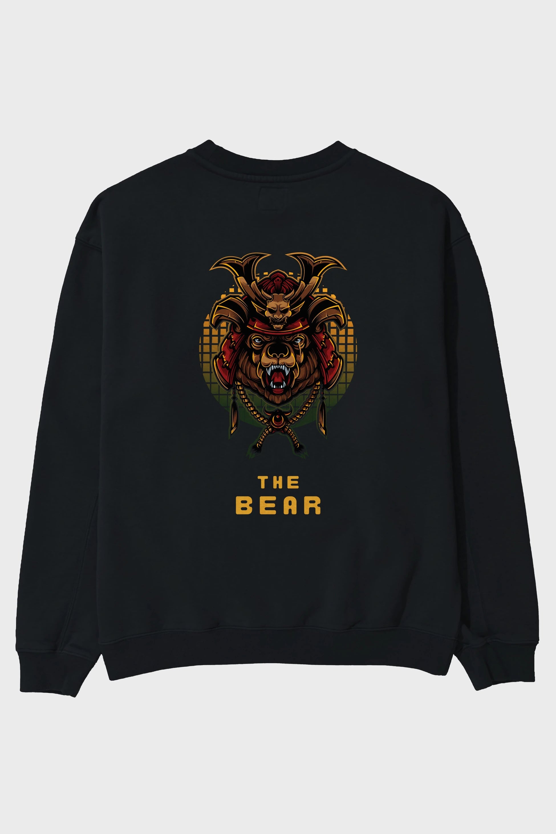 The Bear 2 Arka Baskılı Oversize Sweatshirt Erkek Kadın Unisex
