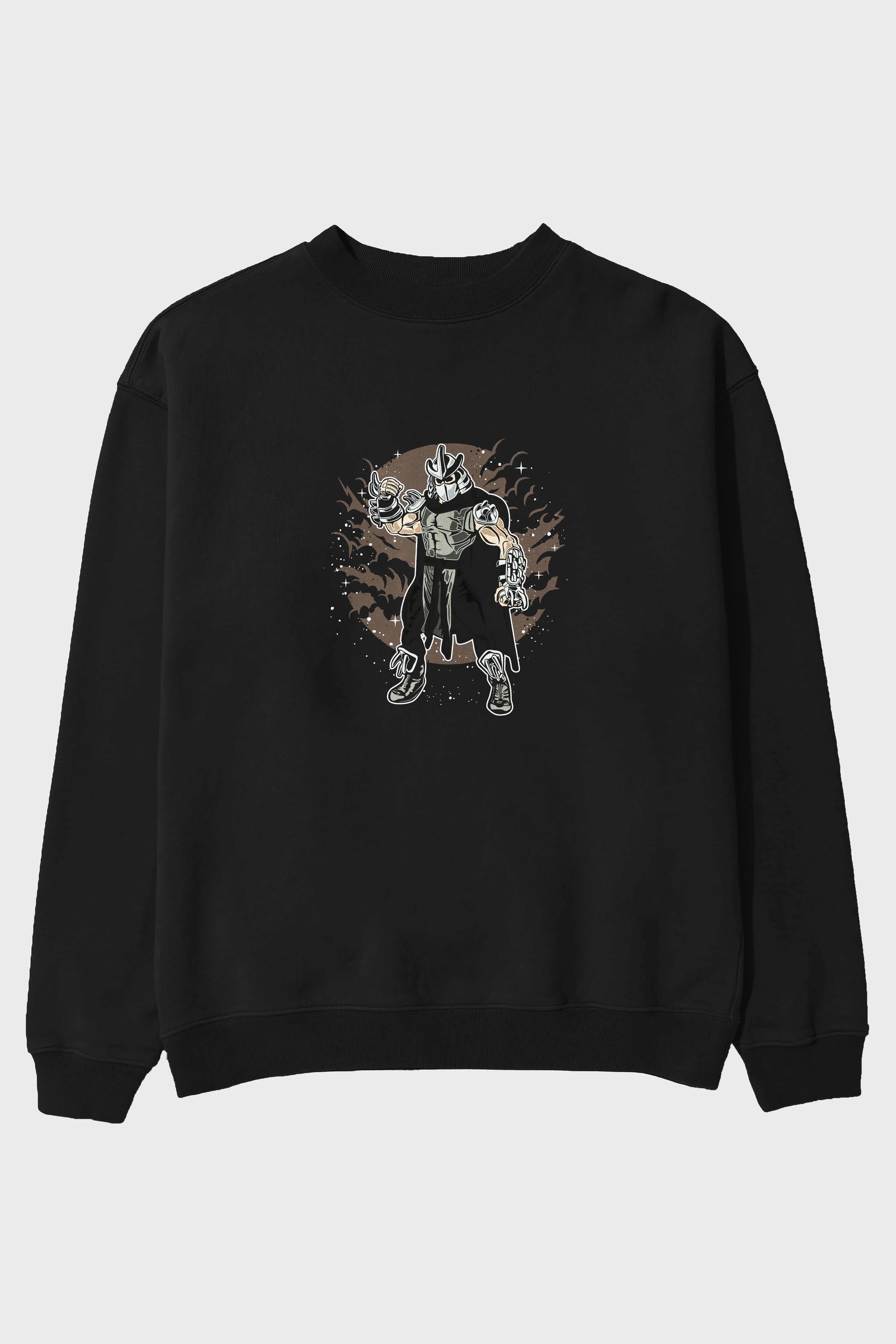 SHREDDER Ön Baskılı Oversize Sweatshirt Erkek Kadın Unisex