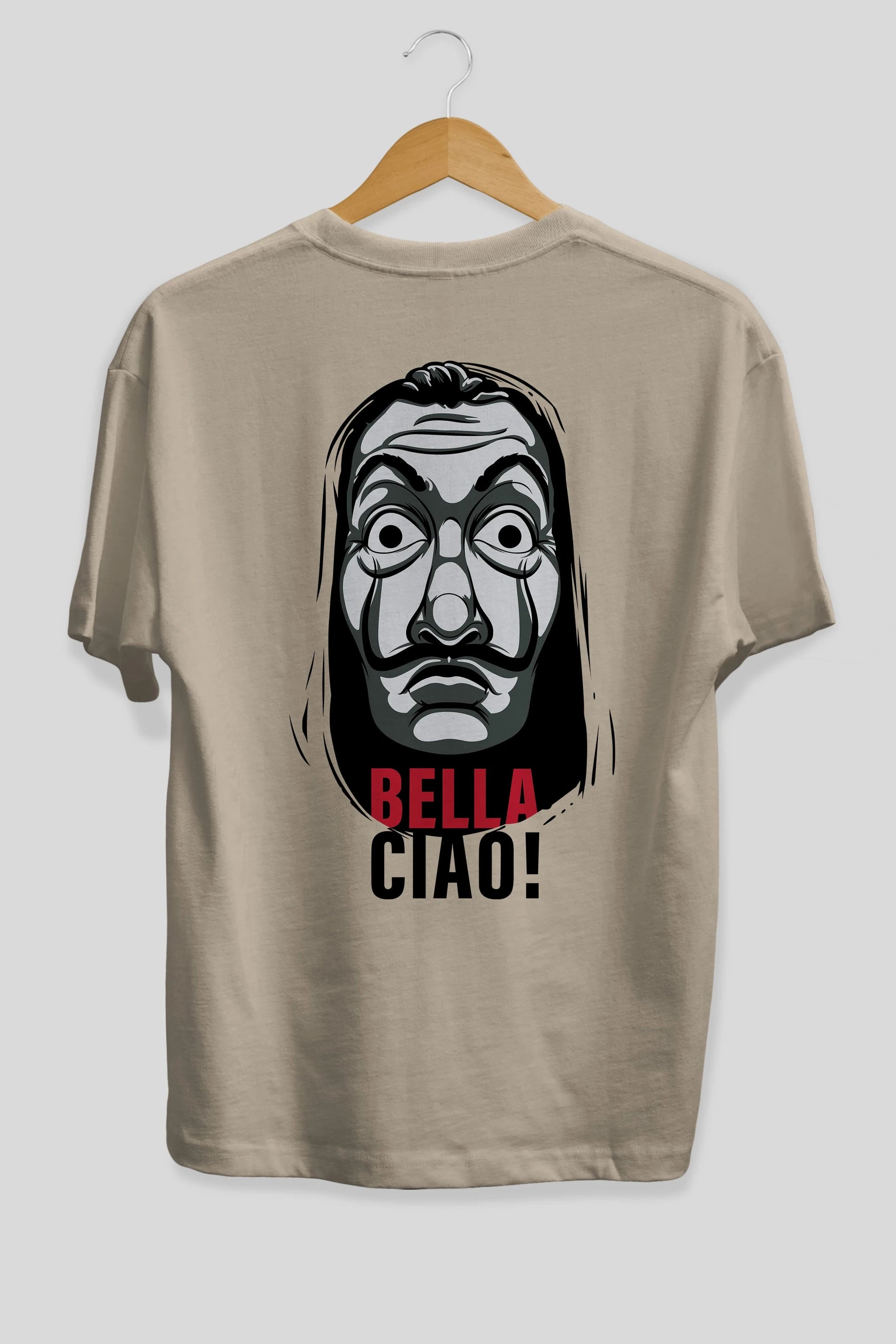 La Casa De Papel (12) Arka Baskılı Oversize t-shirt Erkek Kadın Unisex %100 Pamuk Bisiklet Yaka tişort