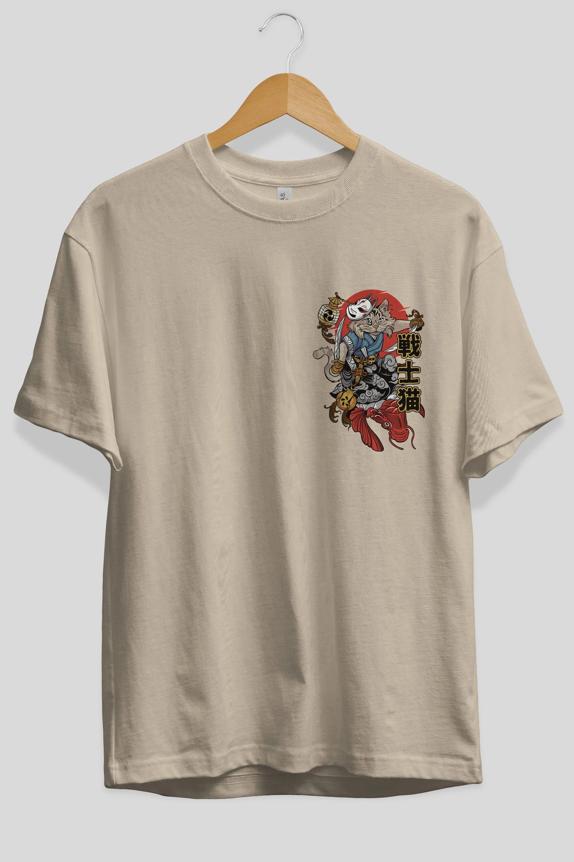 TRIBAL (2) Ön Sol Baskılı Oversize t-shirt Erkek Kadın Unisex %100 Pamuk Bisiklet Yaka tişort