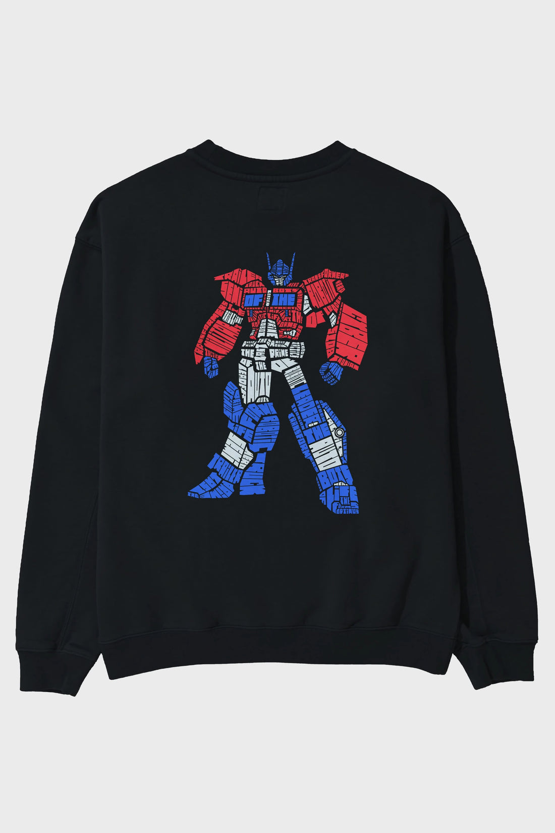 Optimus Prime Arka Baskılı Oversize Sweatshirt Erkek Kadın Unisex