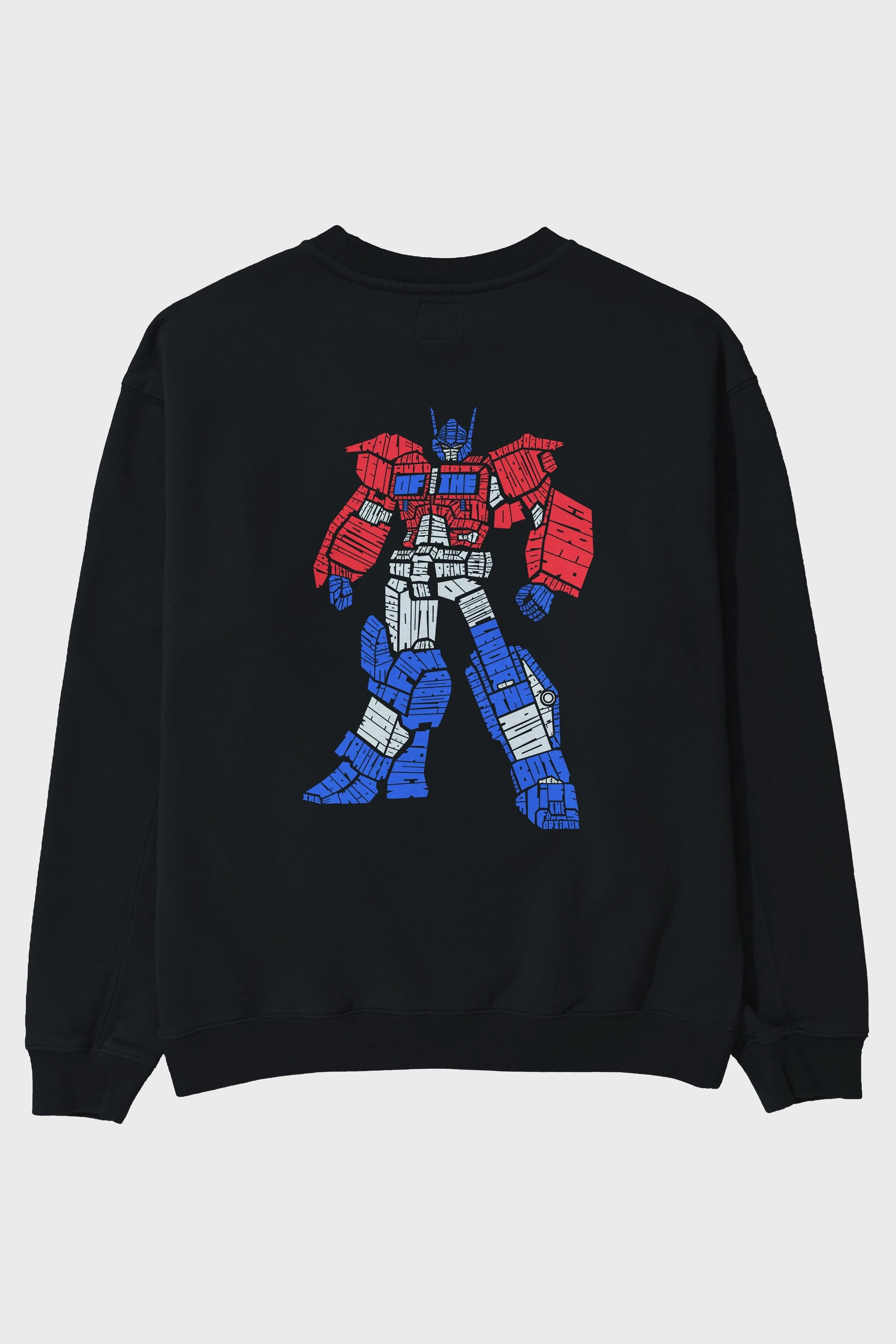 Optimus Prime Arka Baskılı Oversize Sweatshirt Erkek Kadın Unisex