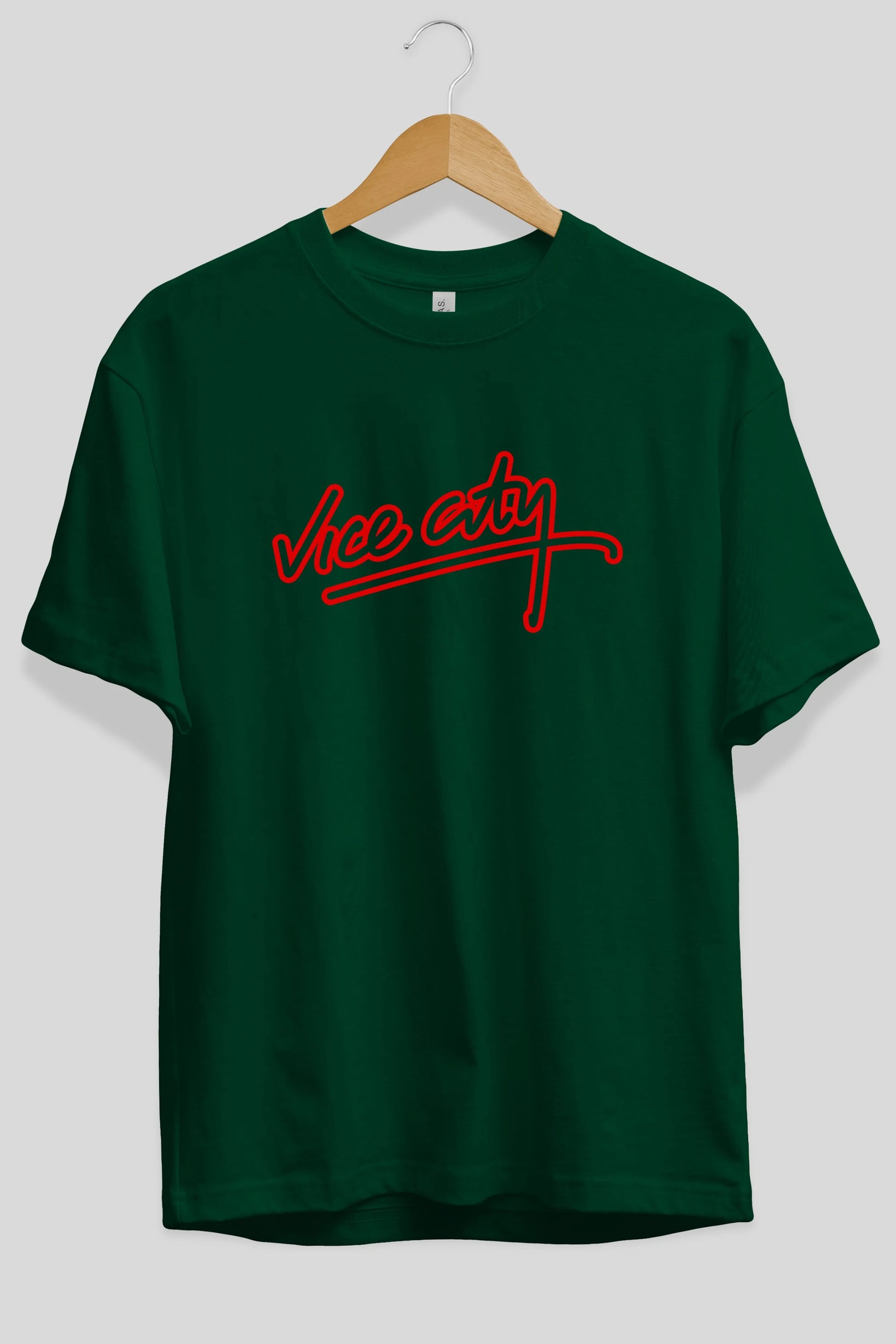 Vice City Ön Baskılı Oversize t-shirt %100 pamuk Erkek Kadın Unisex