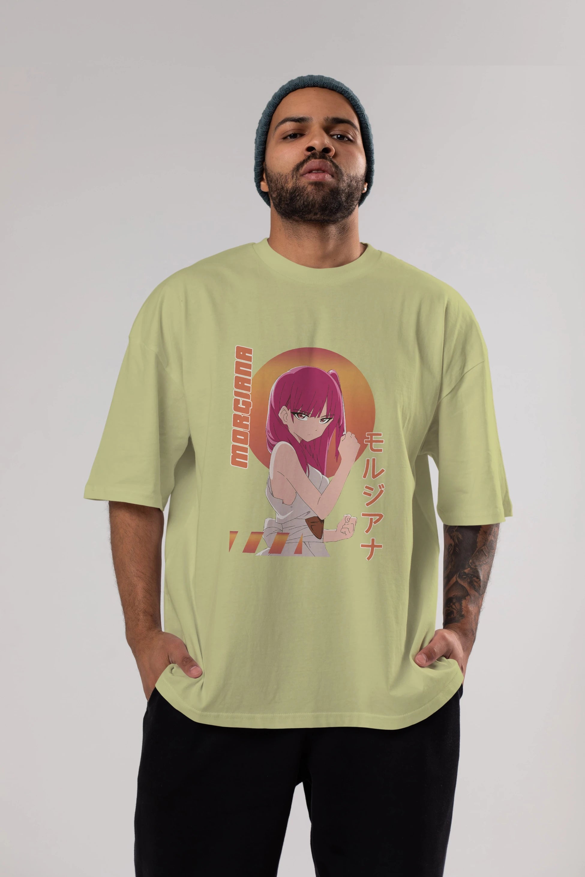 Morgiana 5 Anime Ön Baskılı Oversize t-shirt %100 pamuk Erkek Kadın Unisex
