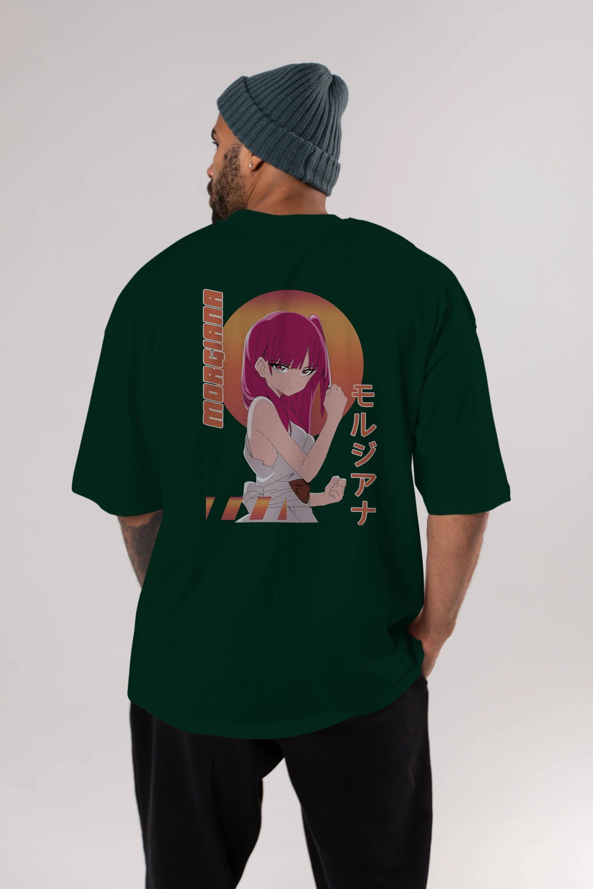 Morgiana 5 Anime Arka Baskılı Oversize t-shirt Erkek Kadın Unisex
