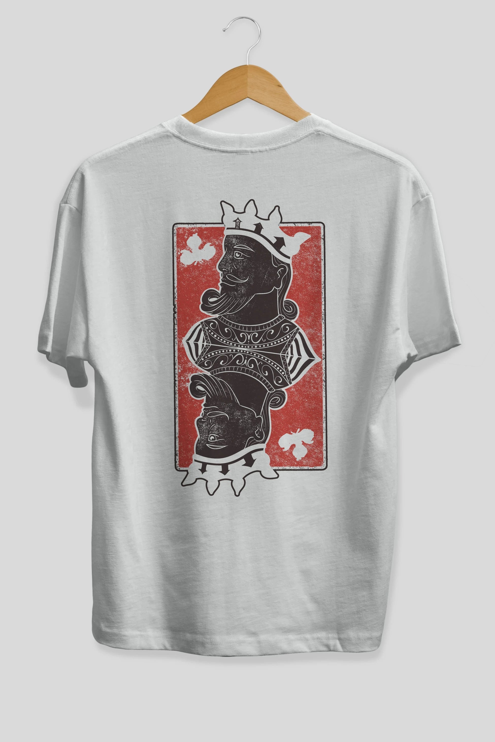 King Streetwear Arka Baskılı Oversize t-shirt Erkek Kadın Unisex