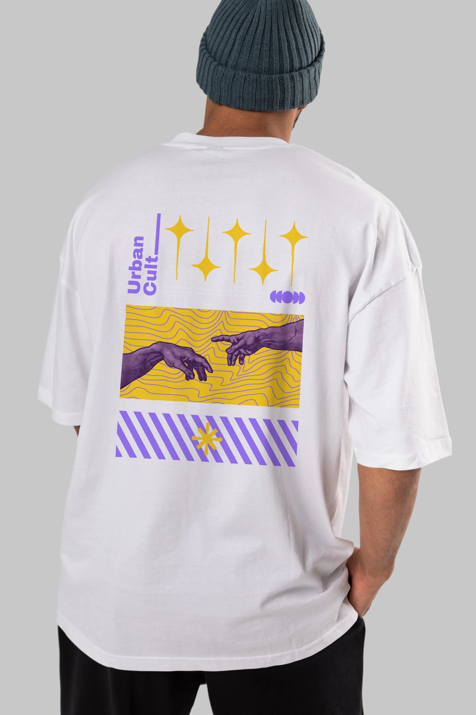 Urban Cult Arka Baskılı Oversize t-shirt Erkek Kadın Unisex