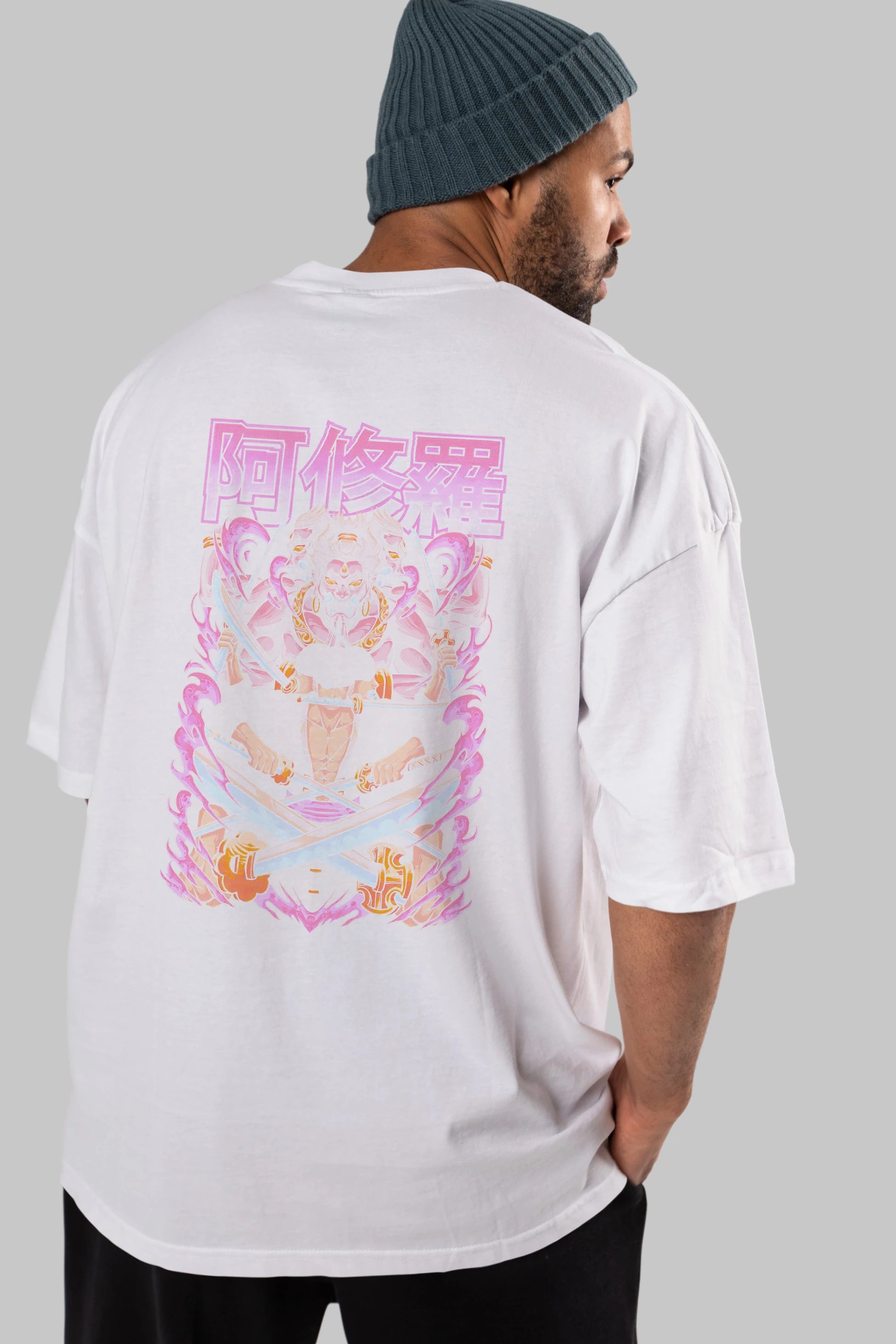 Roronoa Zoro 1 Anime Arka Baskılı Oversize t-shirt Erkek Kadın Unisex