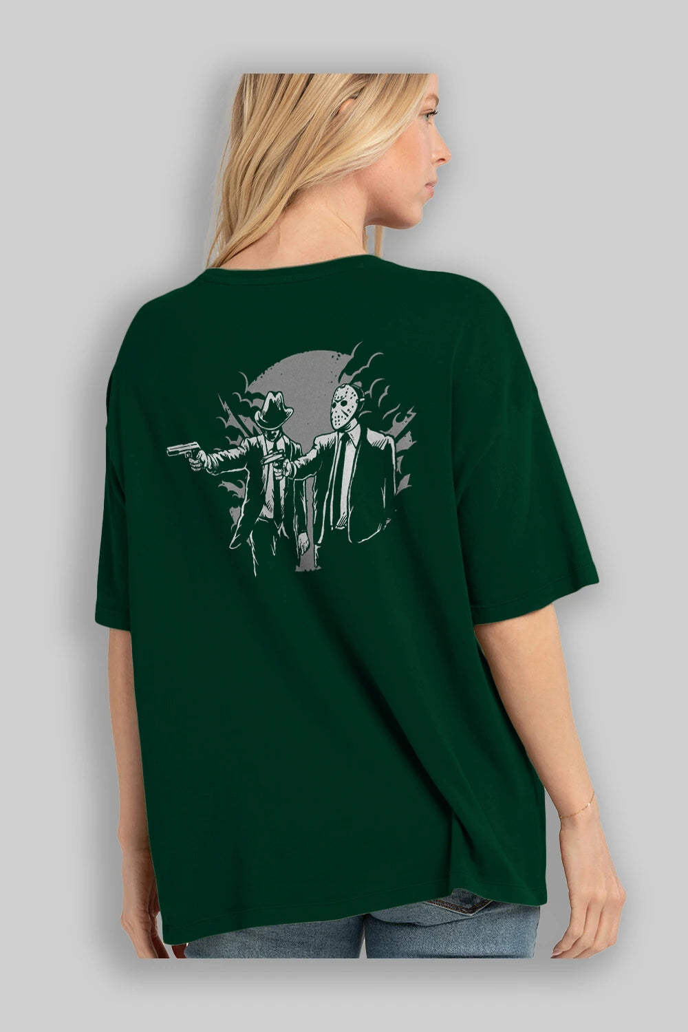 Pulp Killer Arka Baskılı Oversize t-shirt Erkek Kadın Unisex %100 Pamuk
