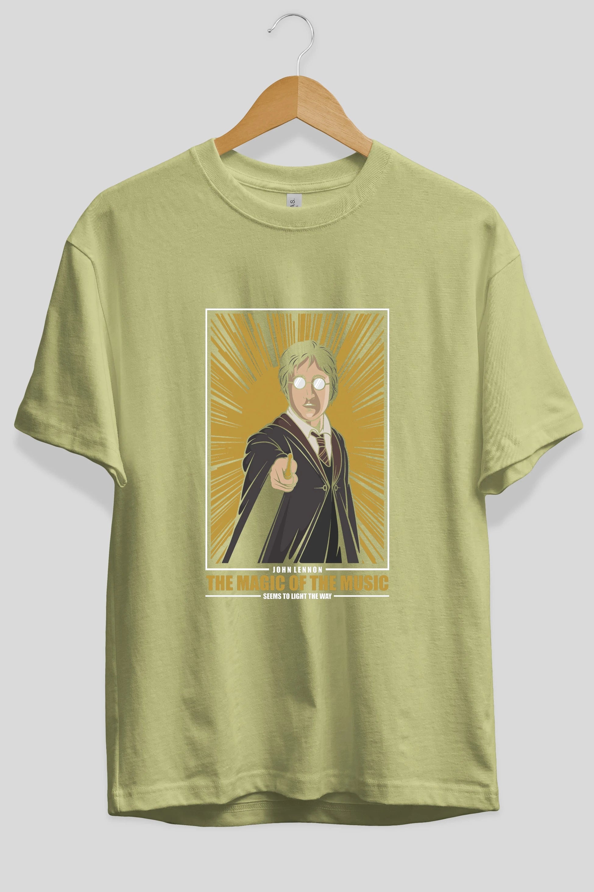 John Potter Ön Baskılı Oversize t-shirt Erkek Kadın Unisex %100 Pamuk tişort