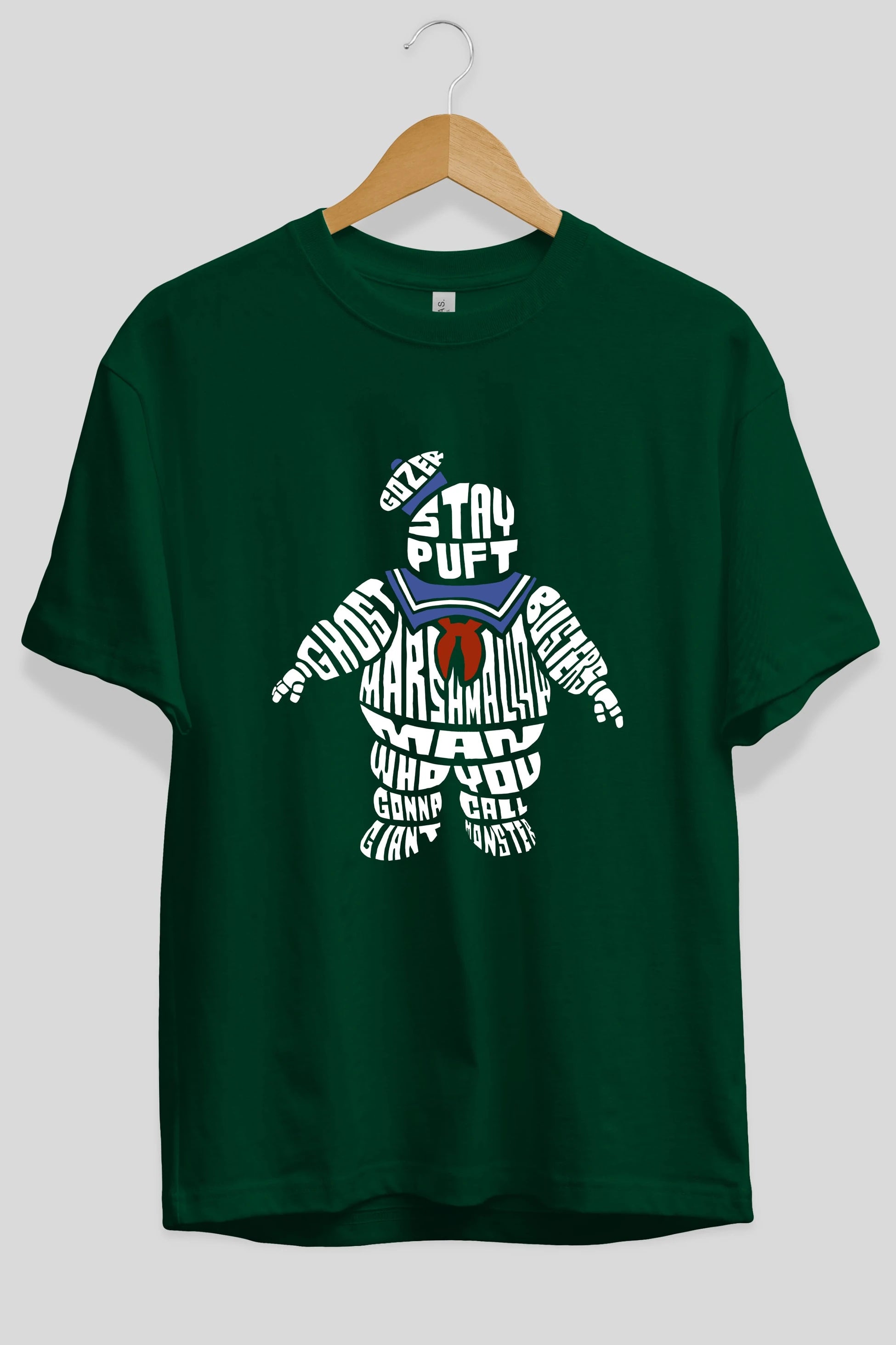 Stay Puft Ön Baskılı Oversize t-shirt %100 pamuk Erkek Kadın Unisex