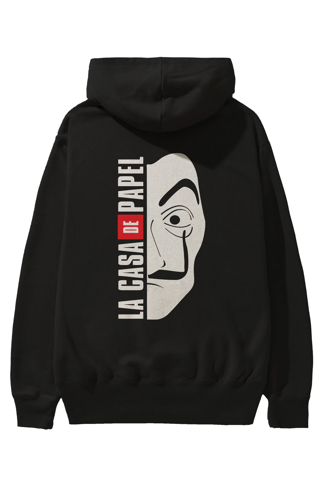 La Casa De Papel (3) Arka Baskılı Hoodie Oversize Kapüşonlu Sweatshirt Erkek Kadın Unisex