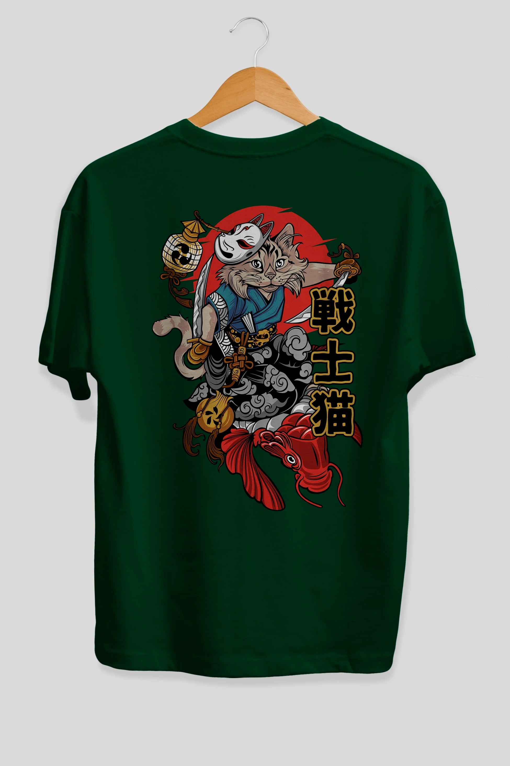 TRIBAL (2) Anime Arka Baskılı Oversize t-shirt Erkek Kadın Unisex