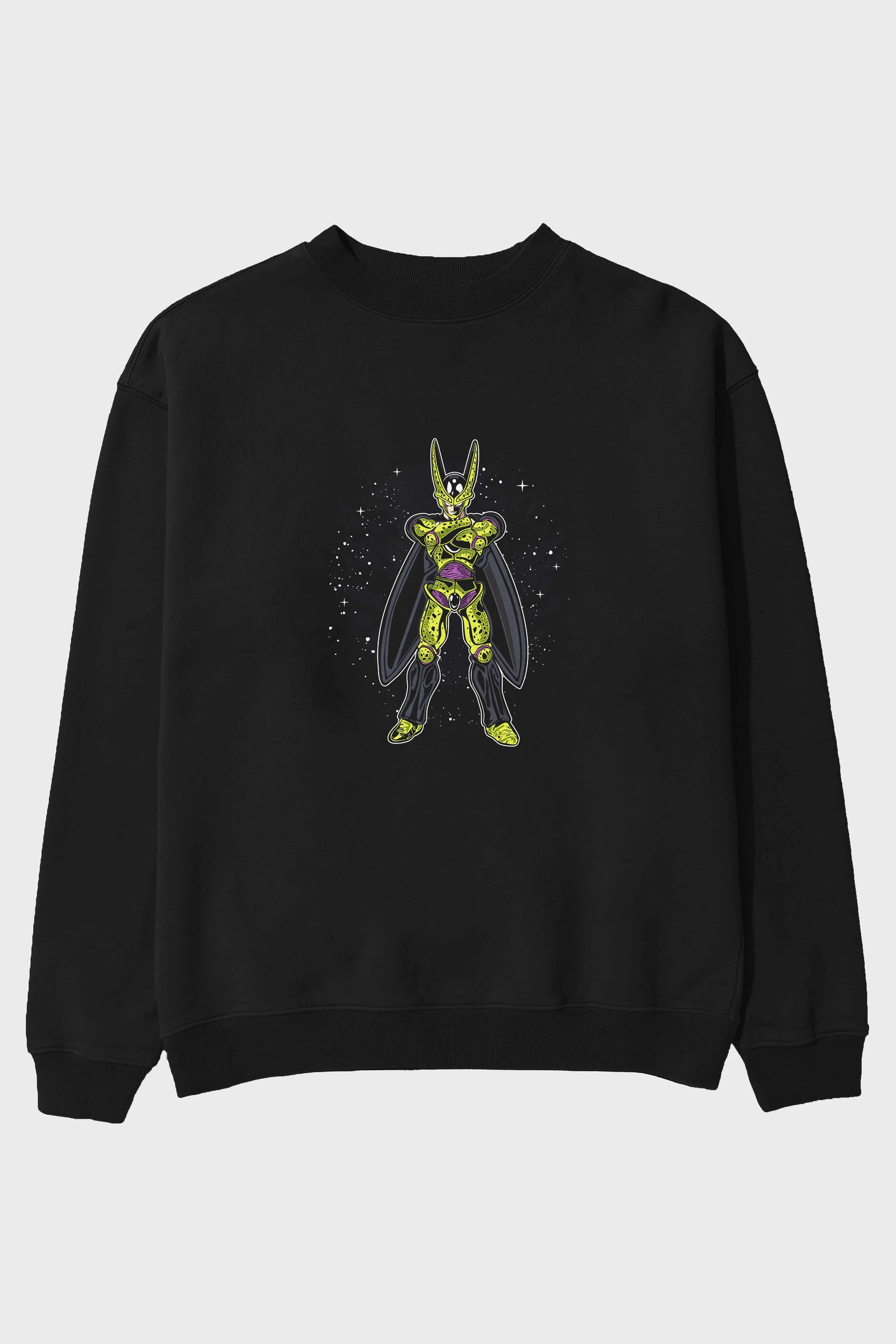 CELL Ön Baskılı Oversize Sweatshirt Erkek Kadın Unisex